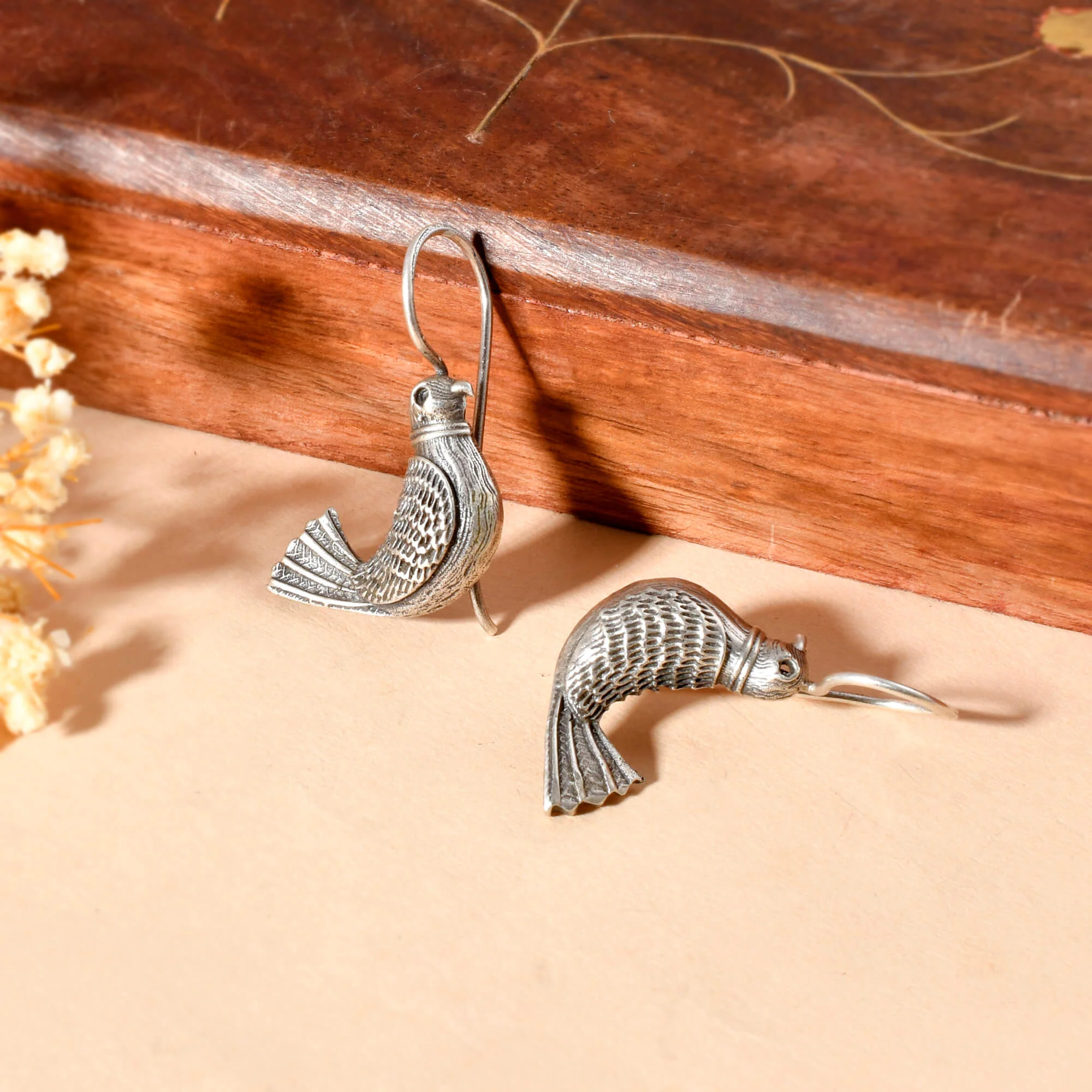 Agiya silver earrings - Image 3