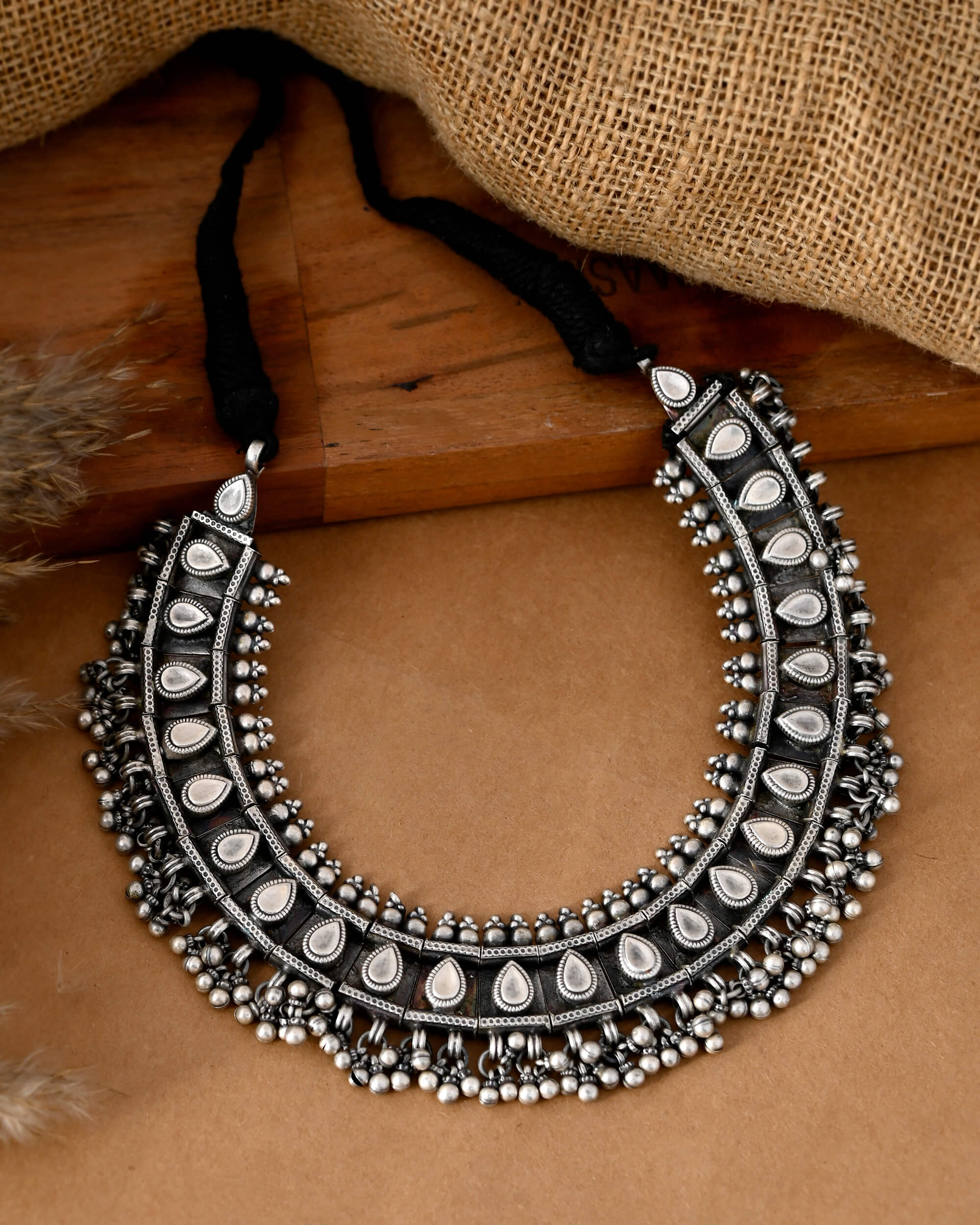 Anvika Silver Choker