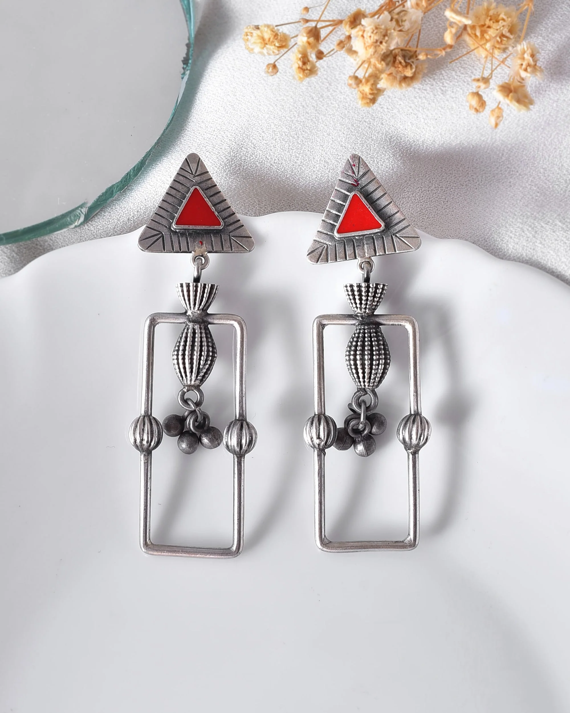 Arana Silver Earrings - Image 3