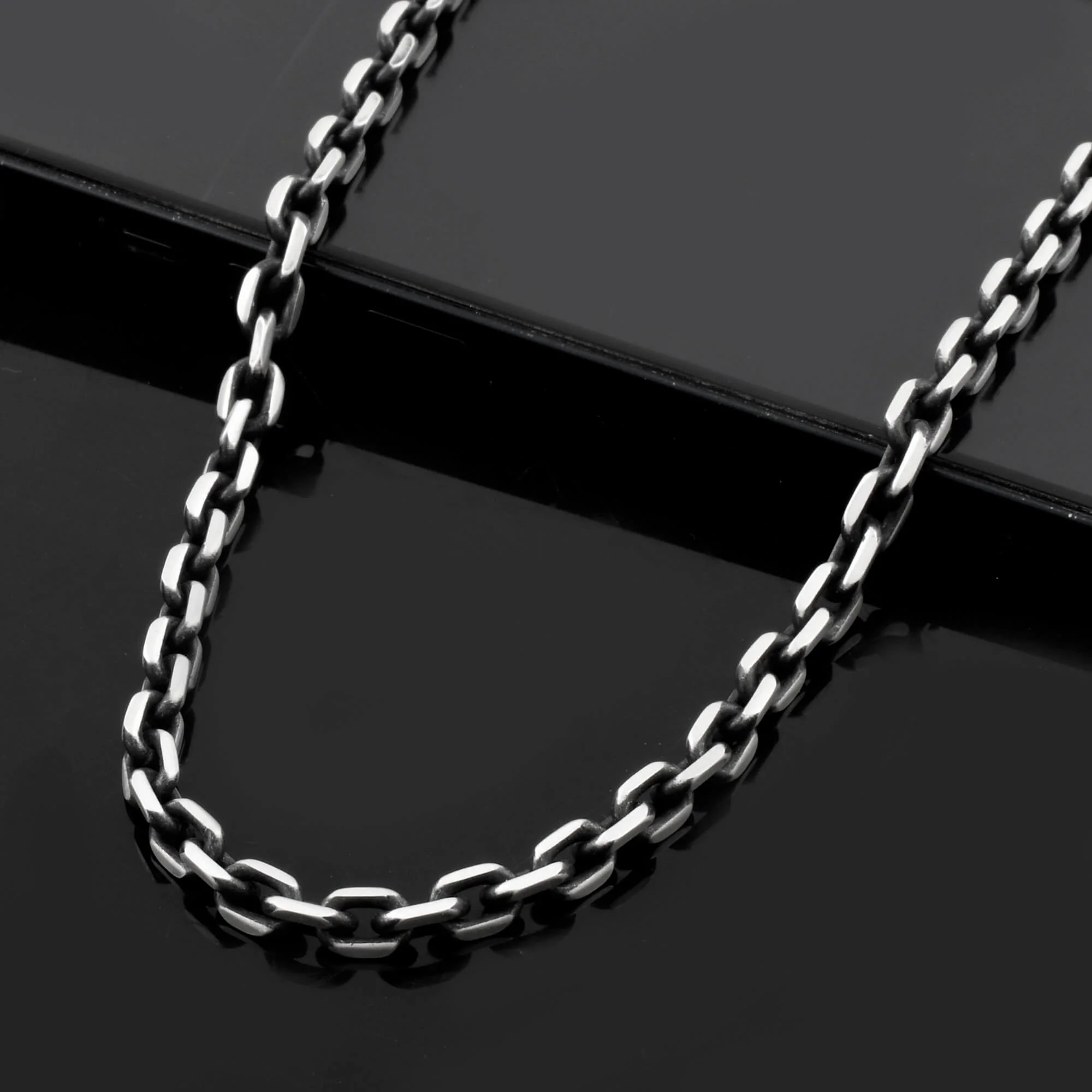 Arc Mens Silver Chain - Image 3