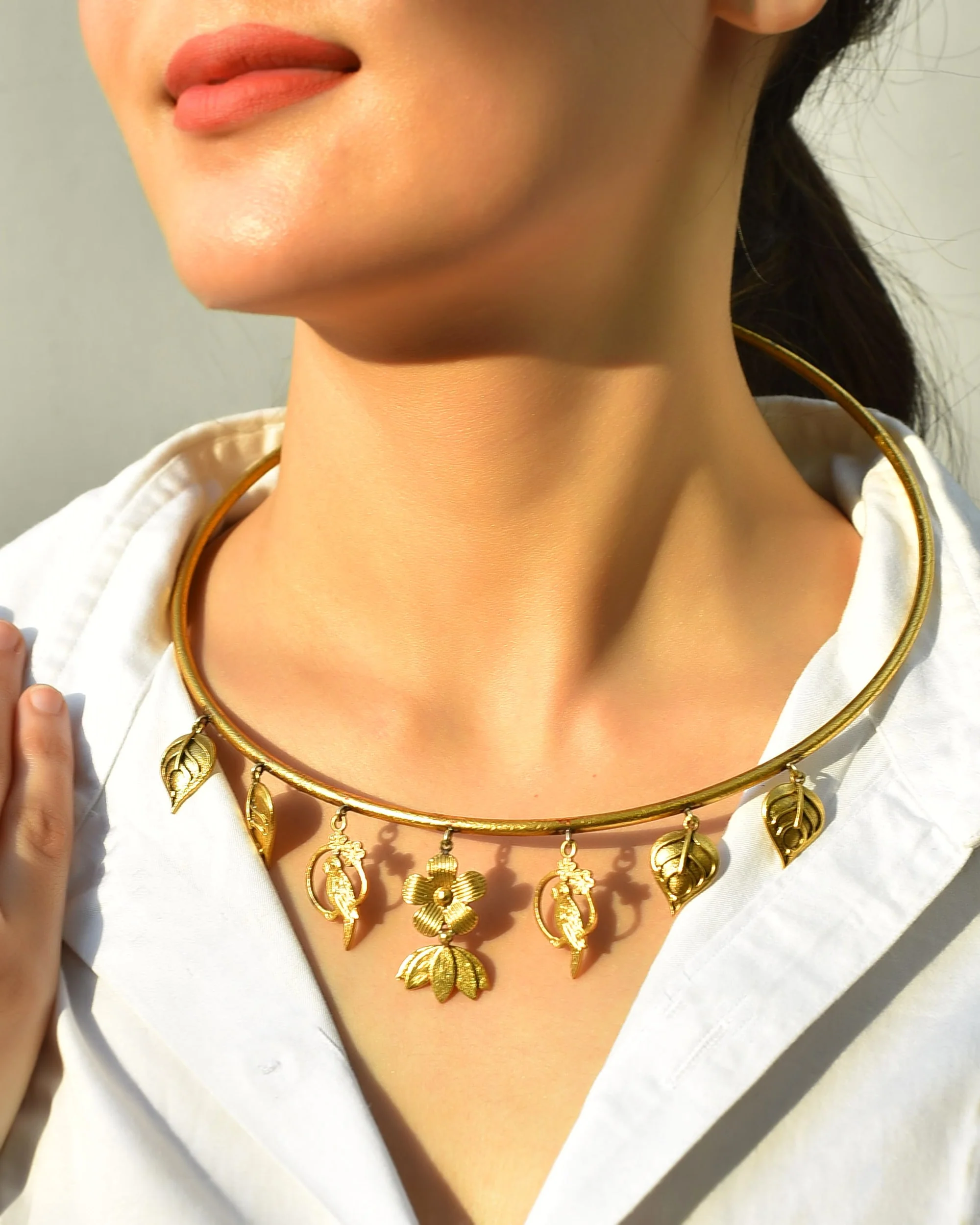 Aura Silver Necklace