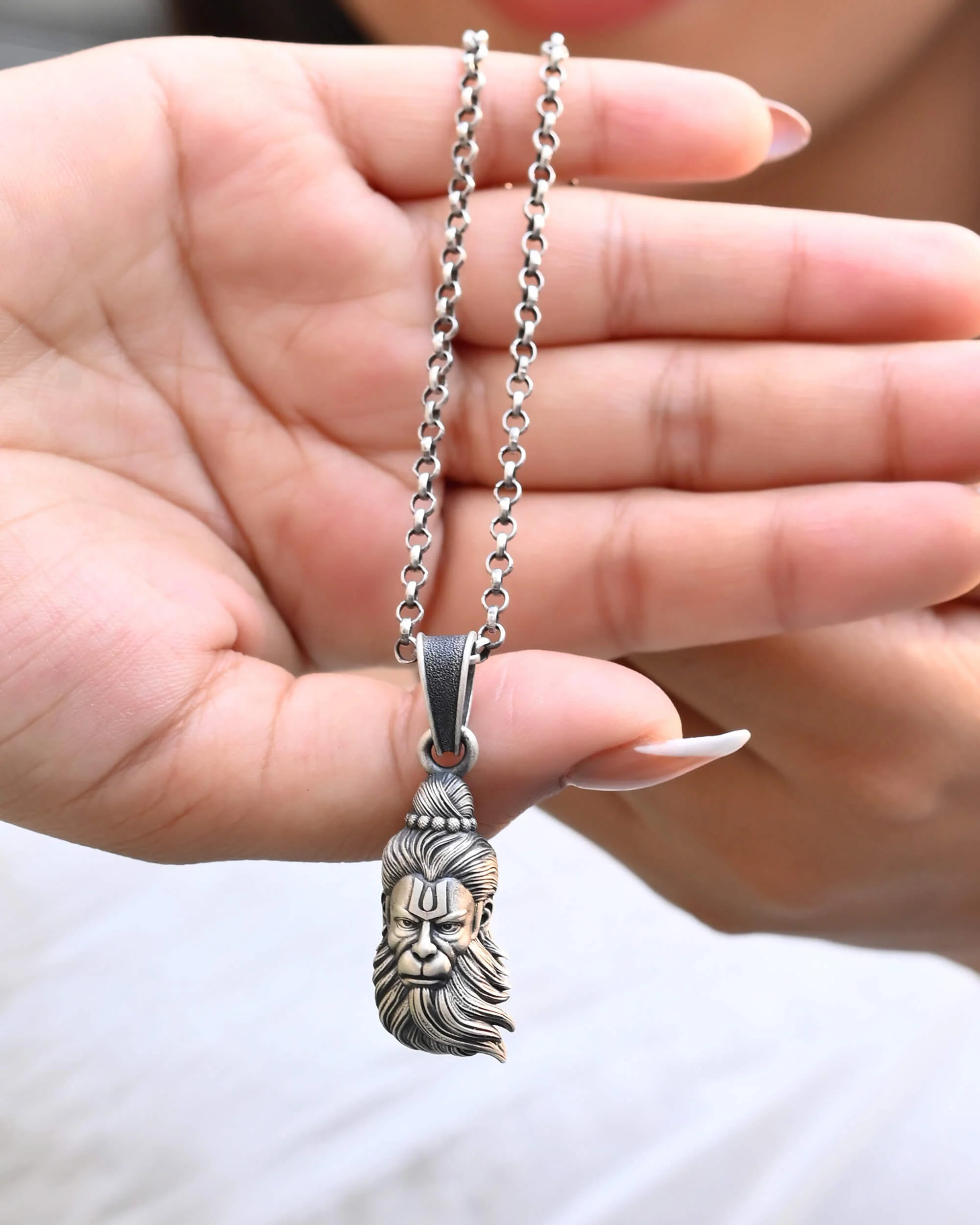 Bajrangbali Face Pendant - Image 3