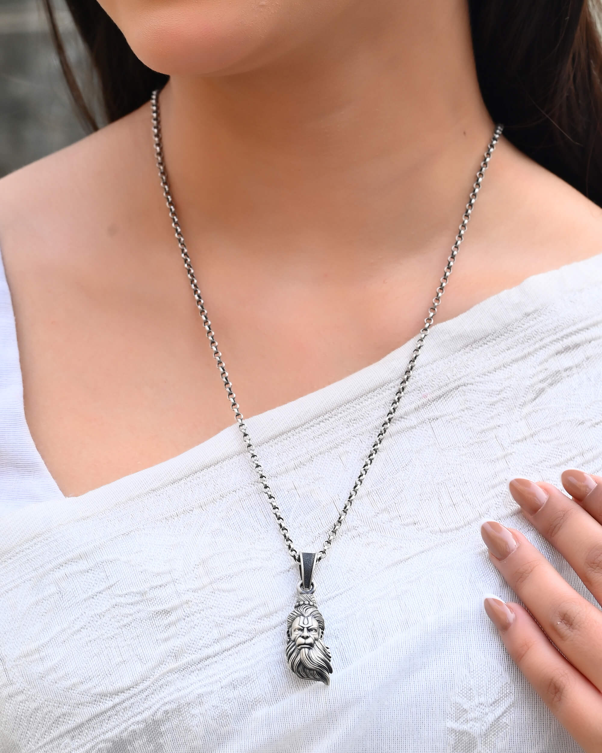 Bajrangbali Face Pendant - Image 4