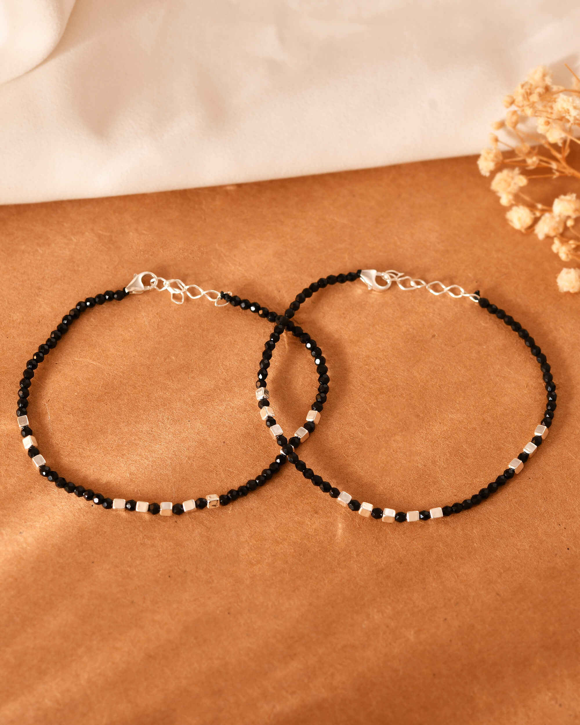 Black Bead Bracelets - Image 4
