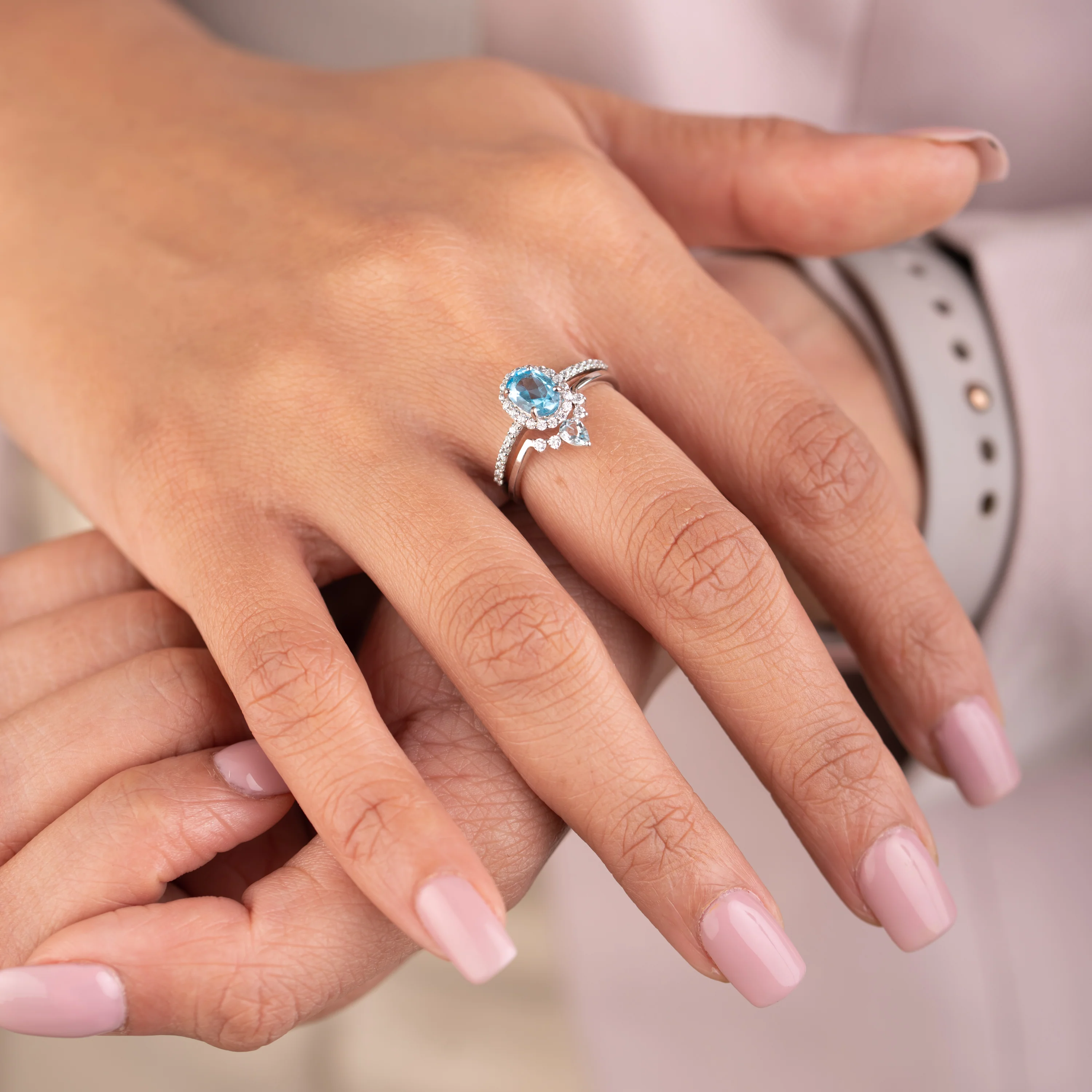 Blue Topaz Ring - Image 3