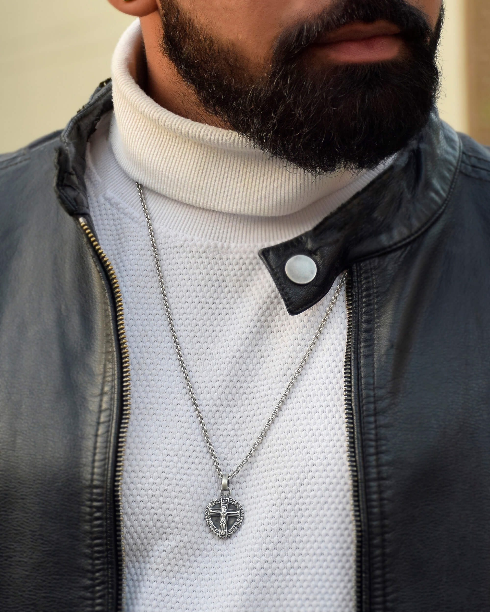 Cross silver pendant - Image 2