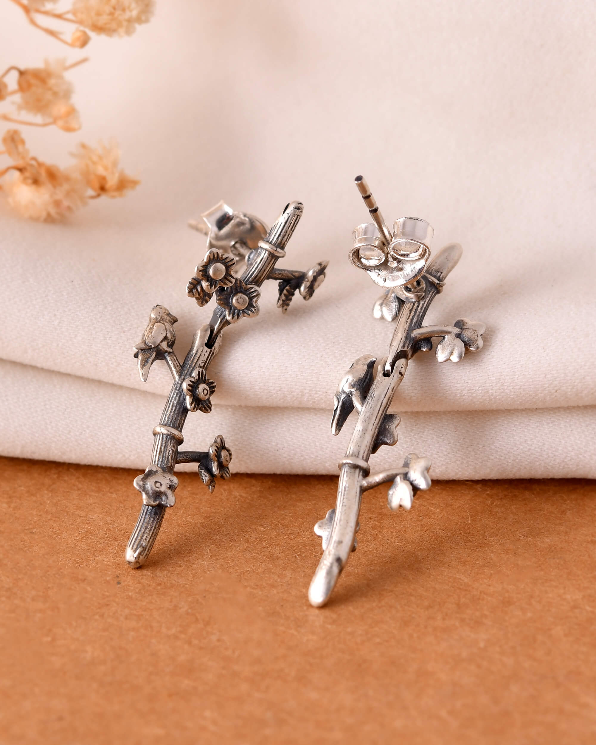 Daal silver earrings - Image 4