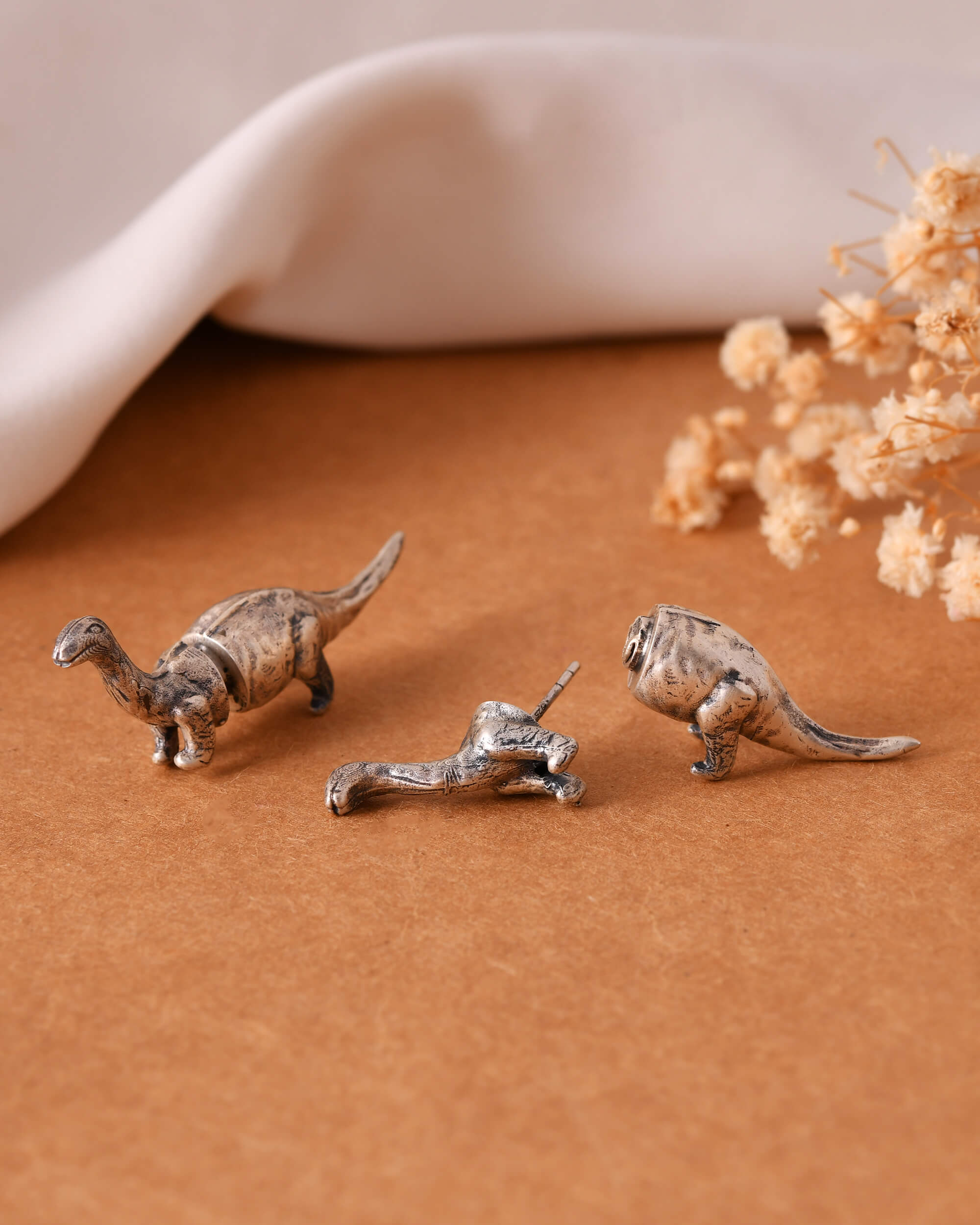 Daina Silver earrings studs - Image 5