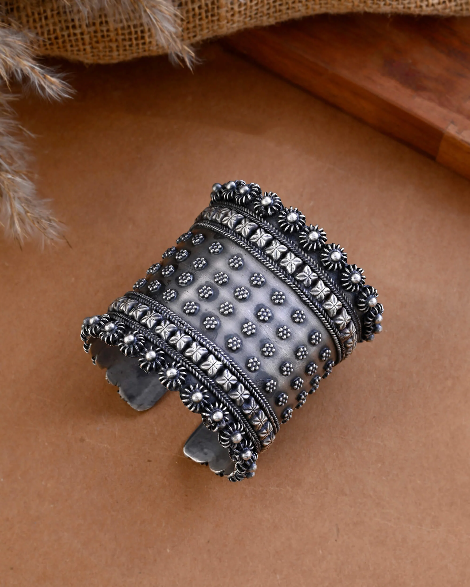 Daksha Silver Bangle