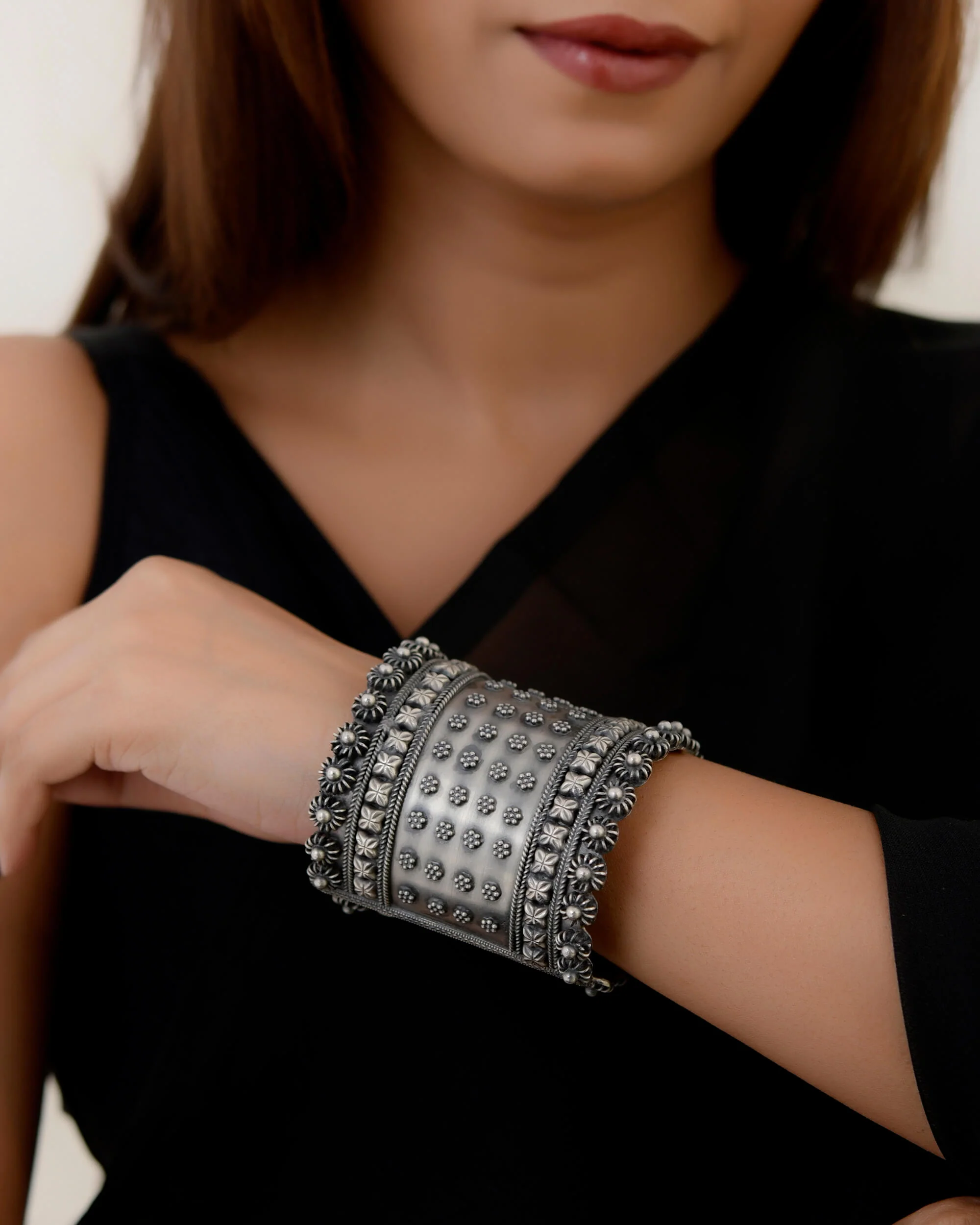 Daksha Silver Bangle - Image 2