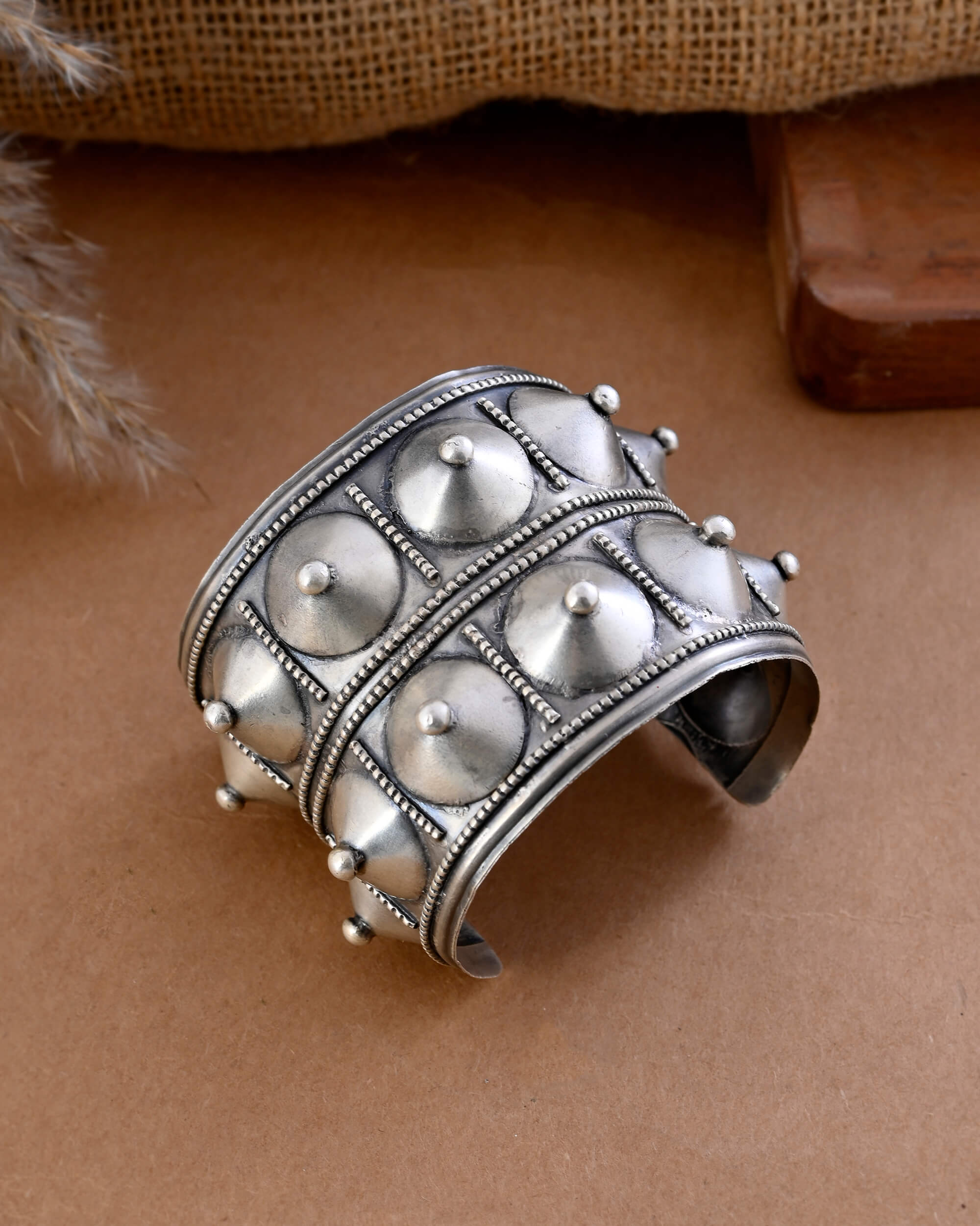 Devika Silver Bangle