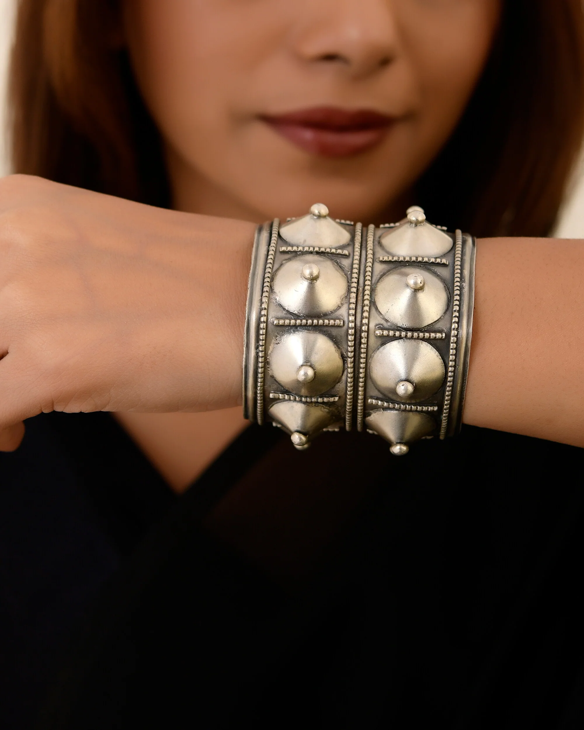 Devika Silver Bangle - Image 2