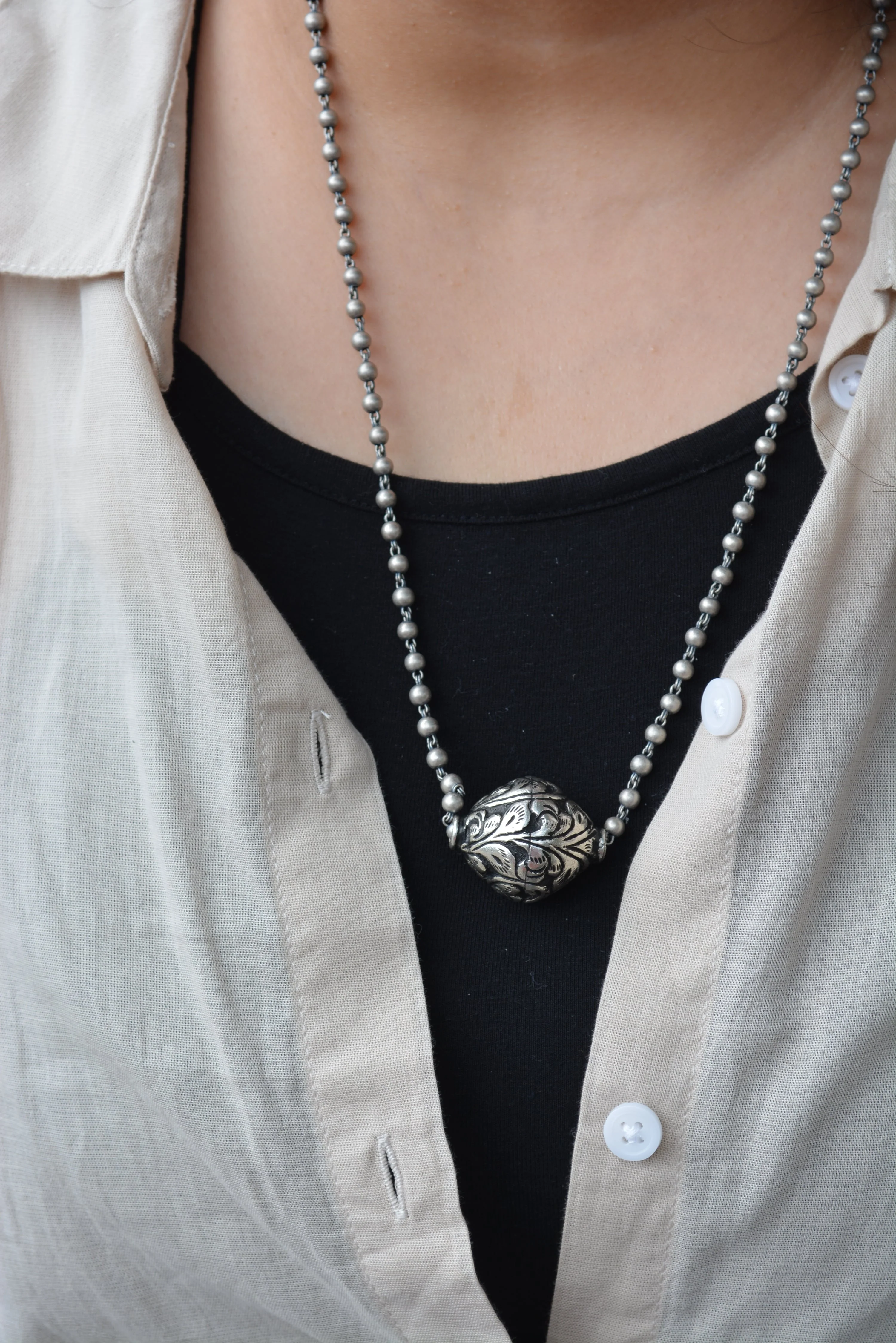 Dhol Sliver Pendant - Image 5