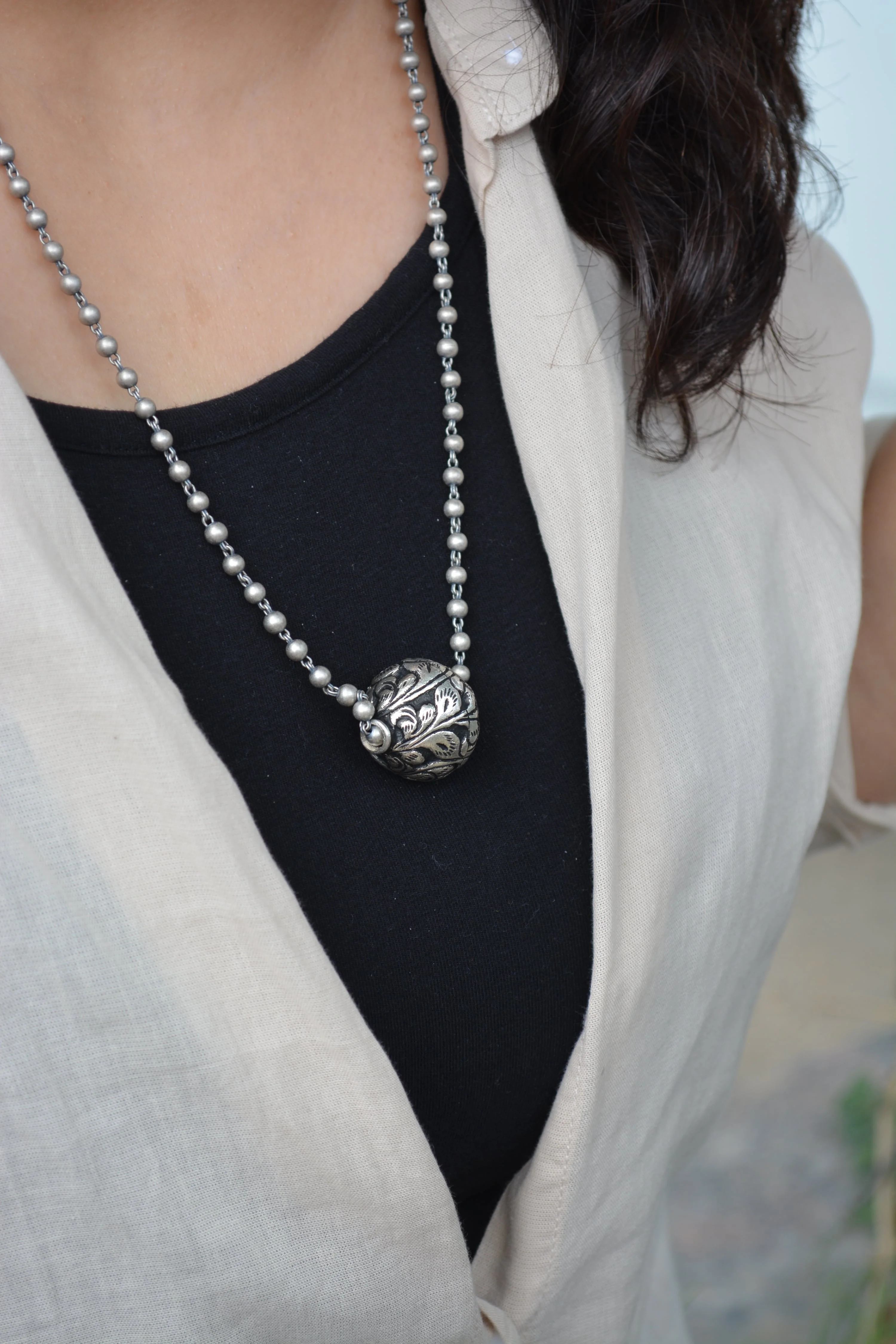 Dhol Sliver Pendant - Image 6