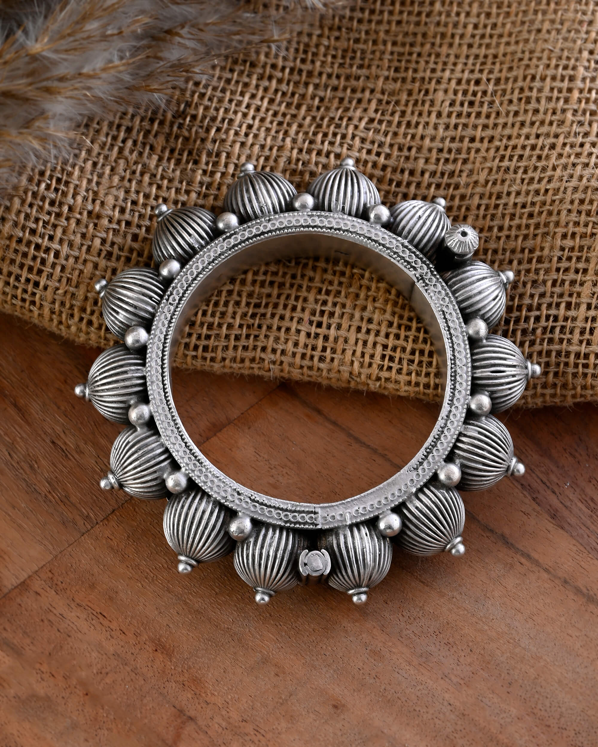 Divya Silver Bangle