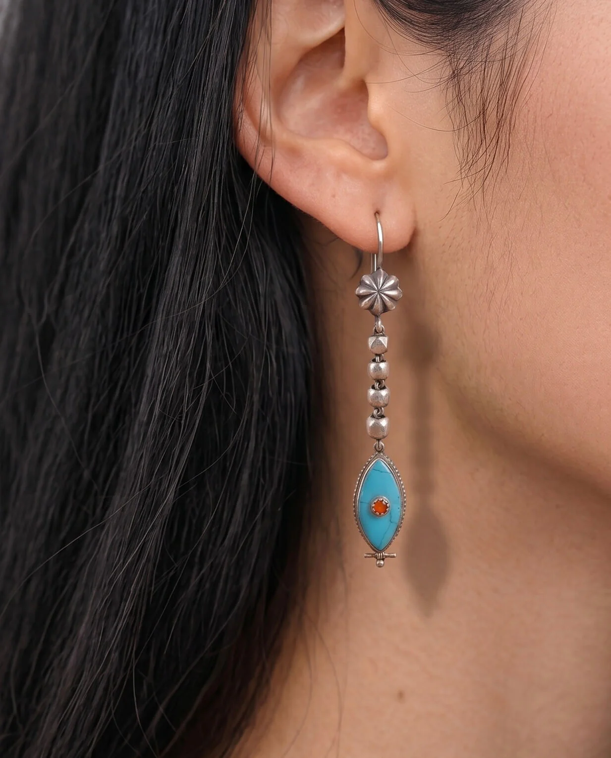 divya silver earring - Image 2