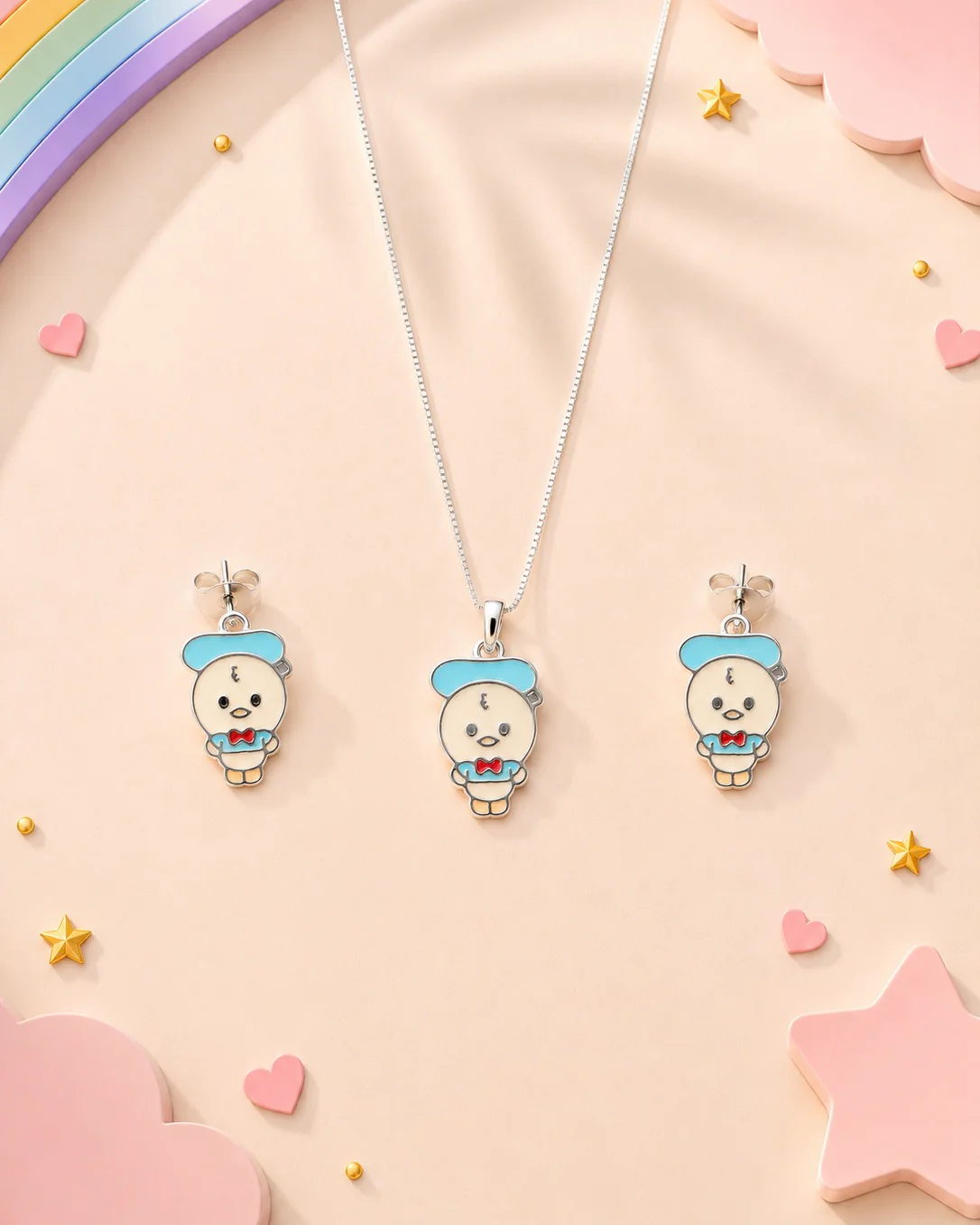 Ducky Blue Cap Set