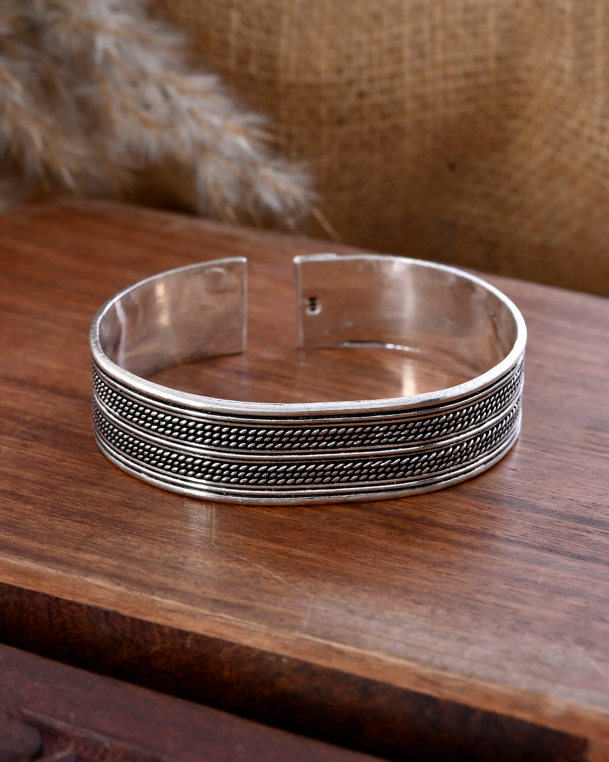 Eesha Silver Bangle - Image 2