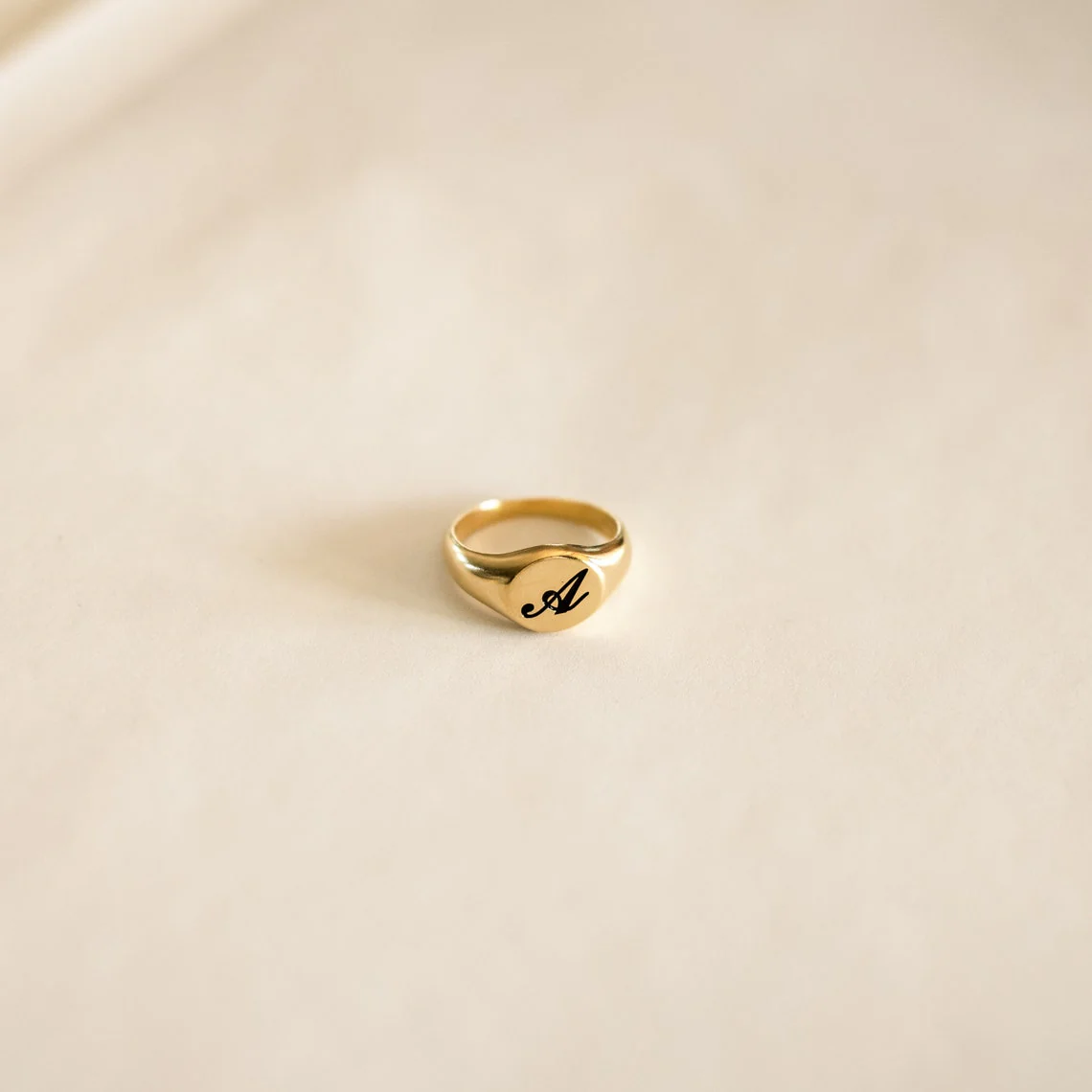 Engraved Initial Ring - Image 5
