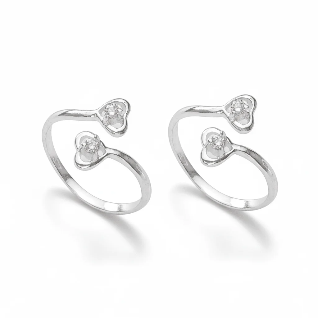 Eternal Hearts Toe Ring - Image 3