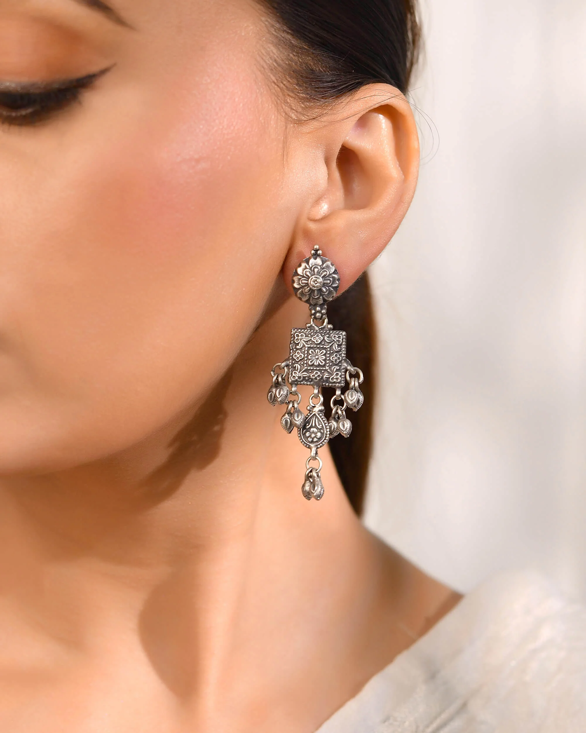 Firang Silver Earrings