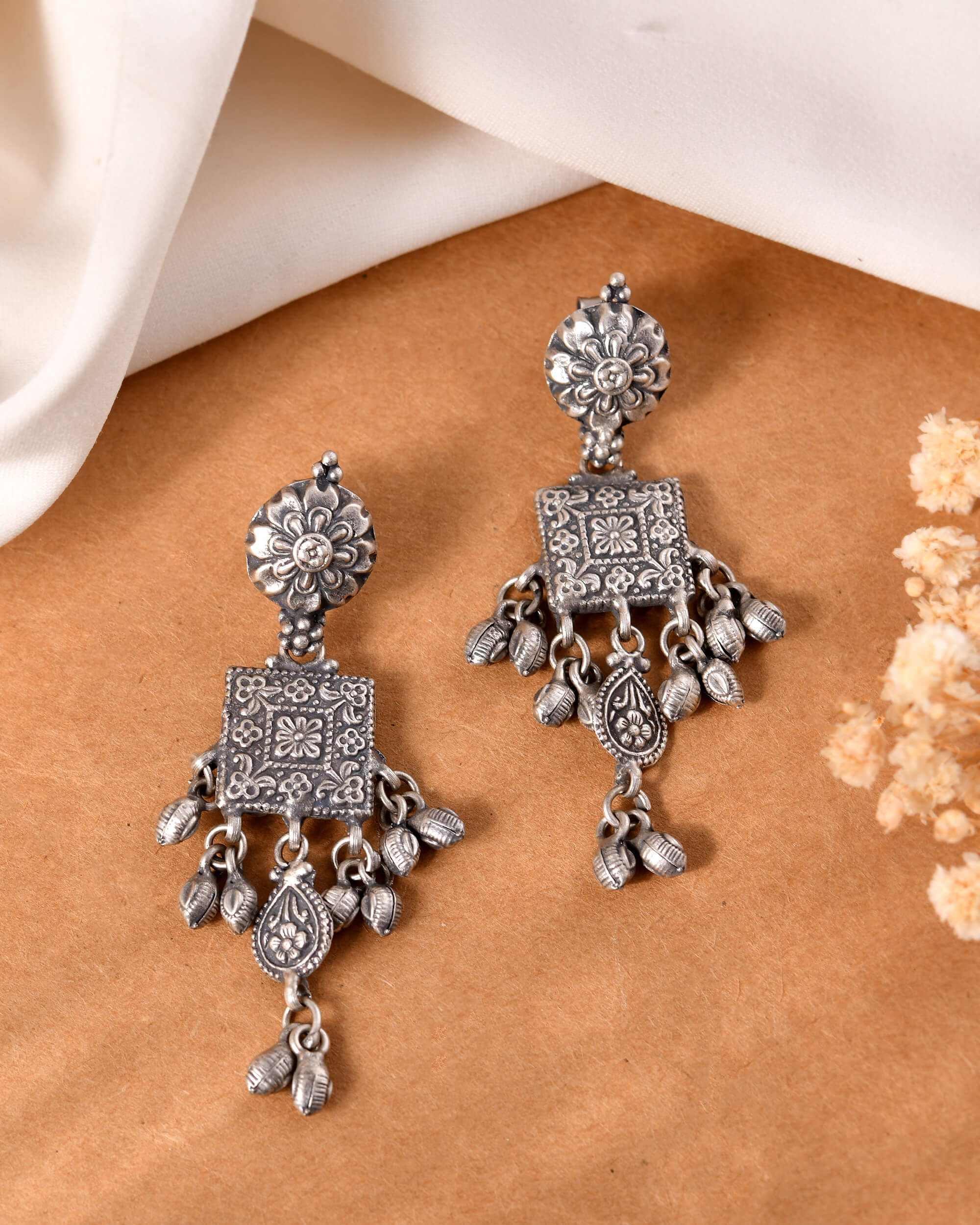 Firang Silver Earrings - Image 2