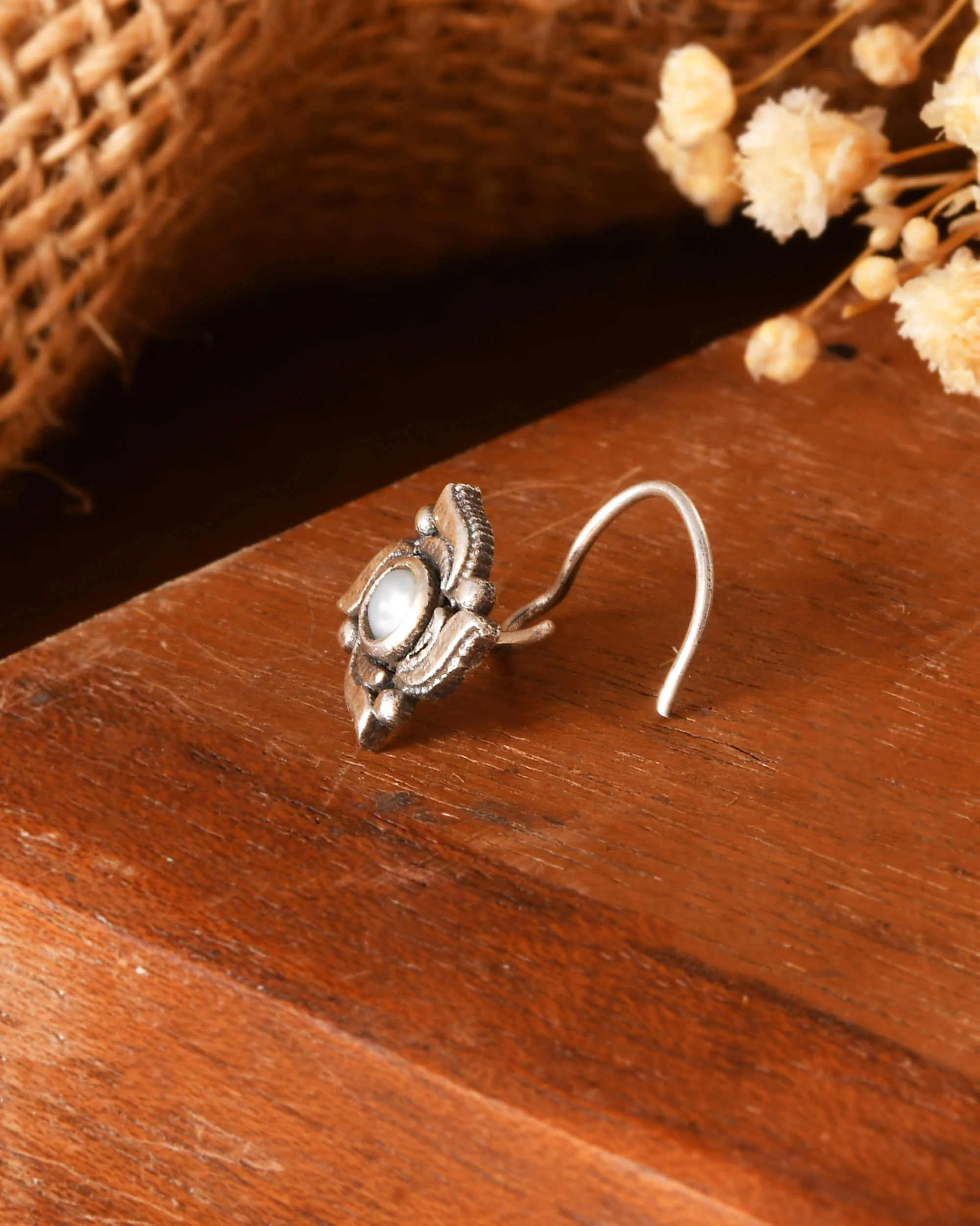 Floral Nose Pin - Image 3