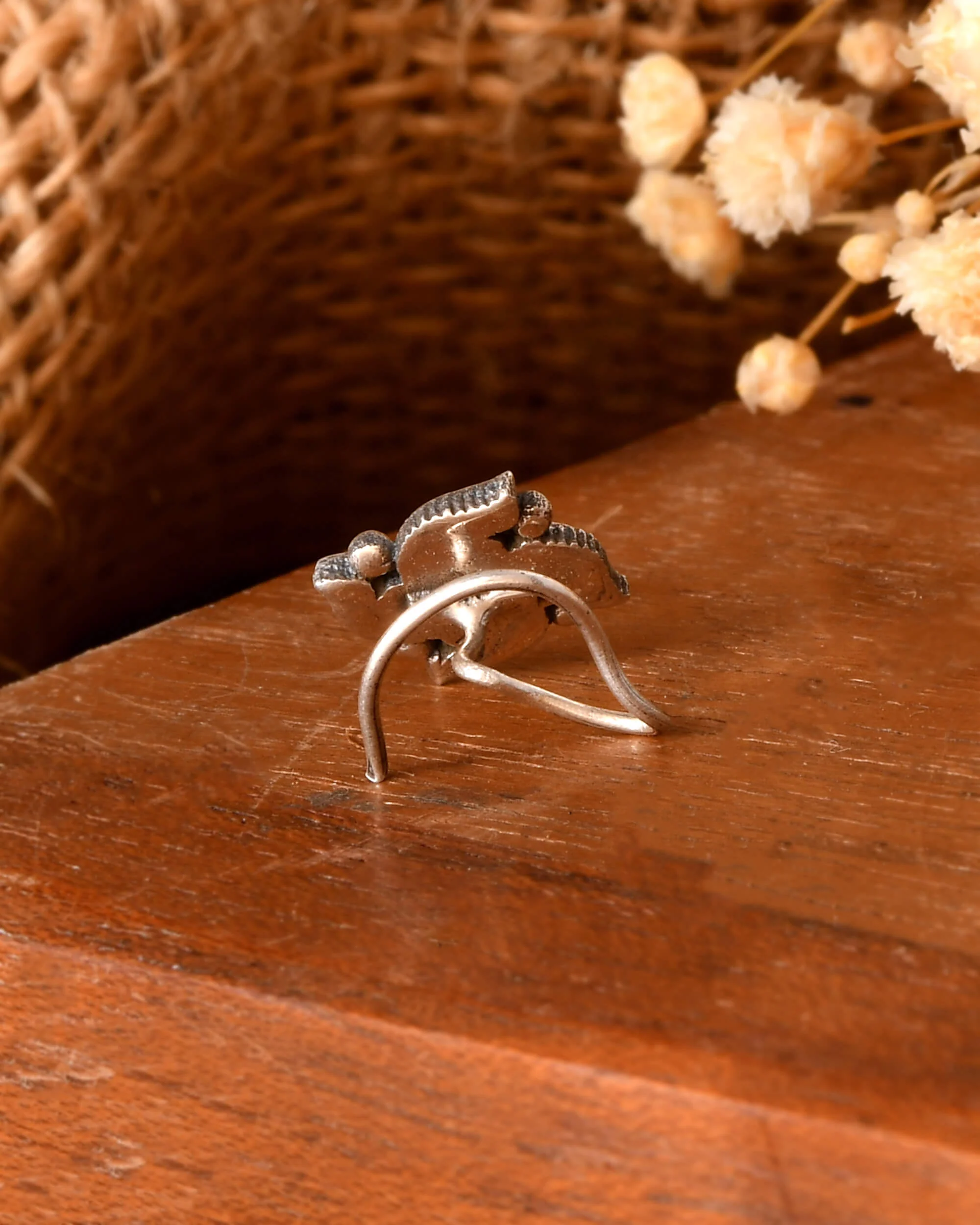Floral Nose Pin - Image 4