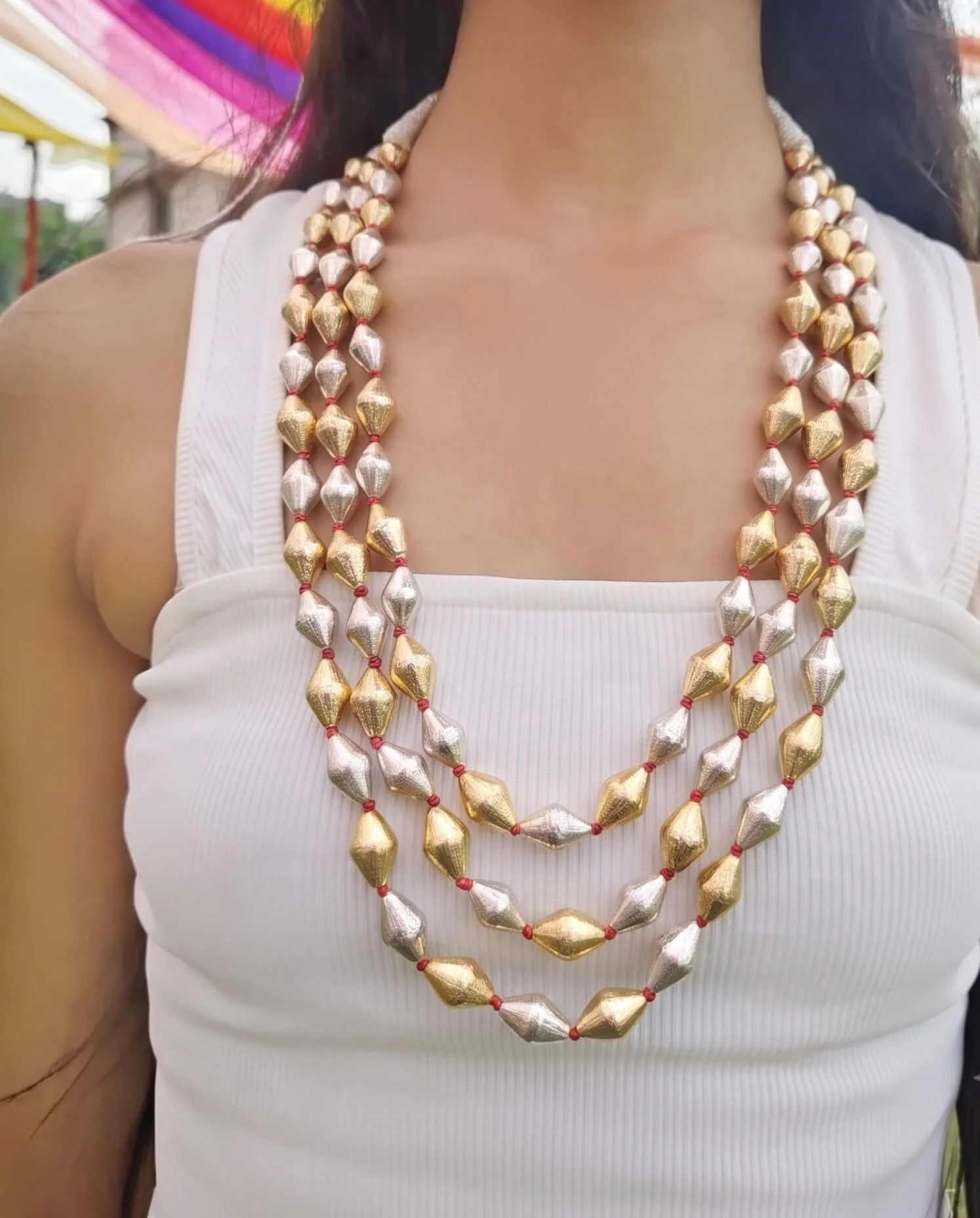 Gauri 3 Layer Necklace - Image 3