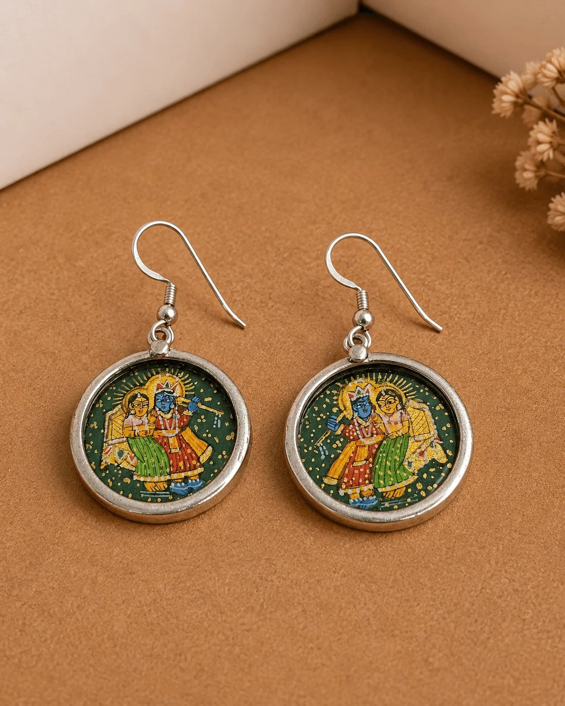 Gopi Silver Earrings