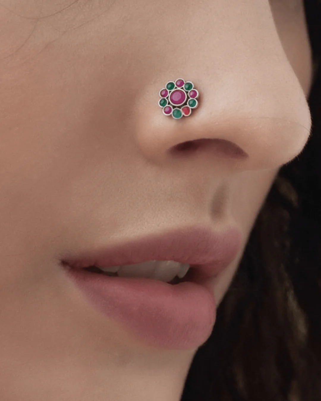 Gulabi Silver Nath