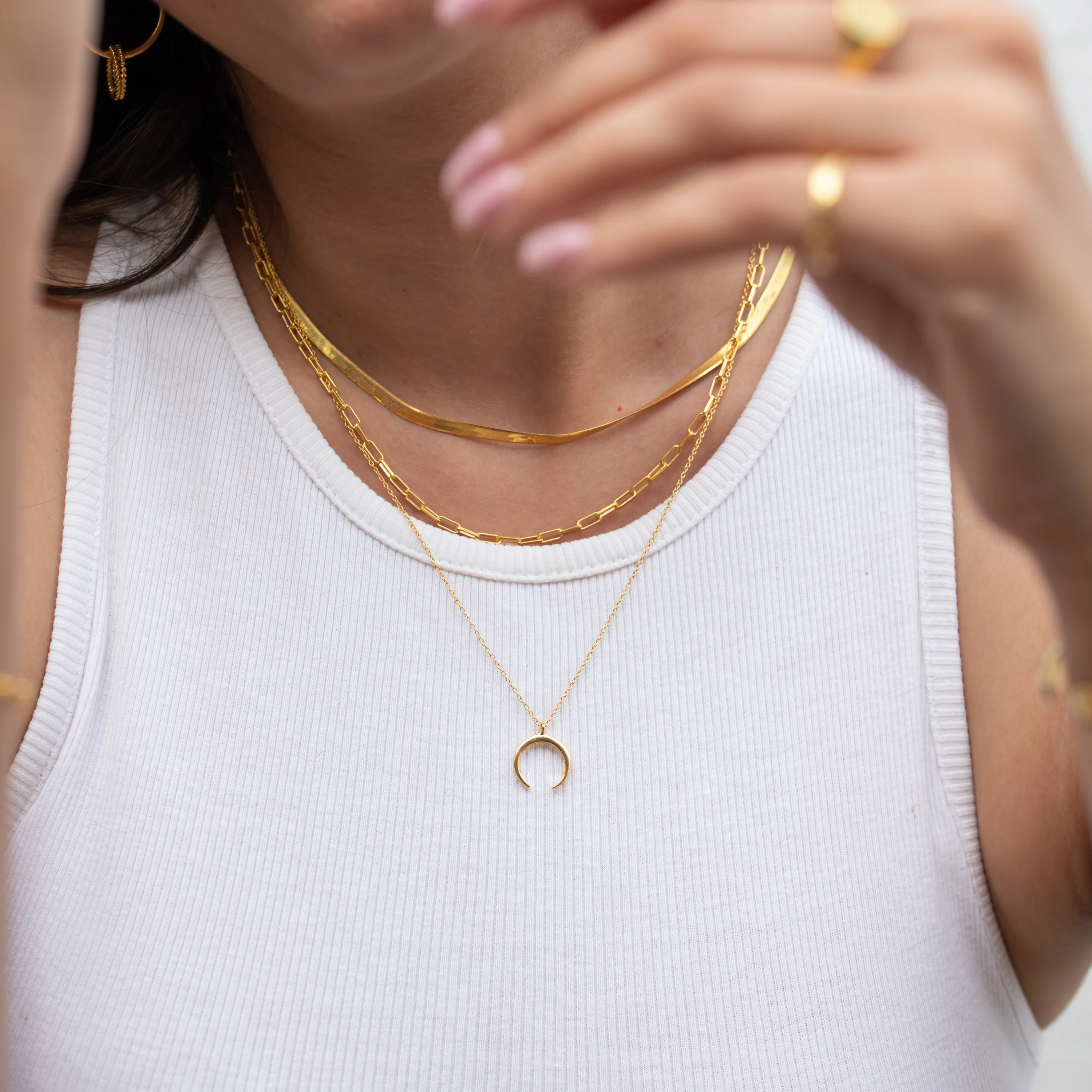 Half Moon Necklace - Image 2
