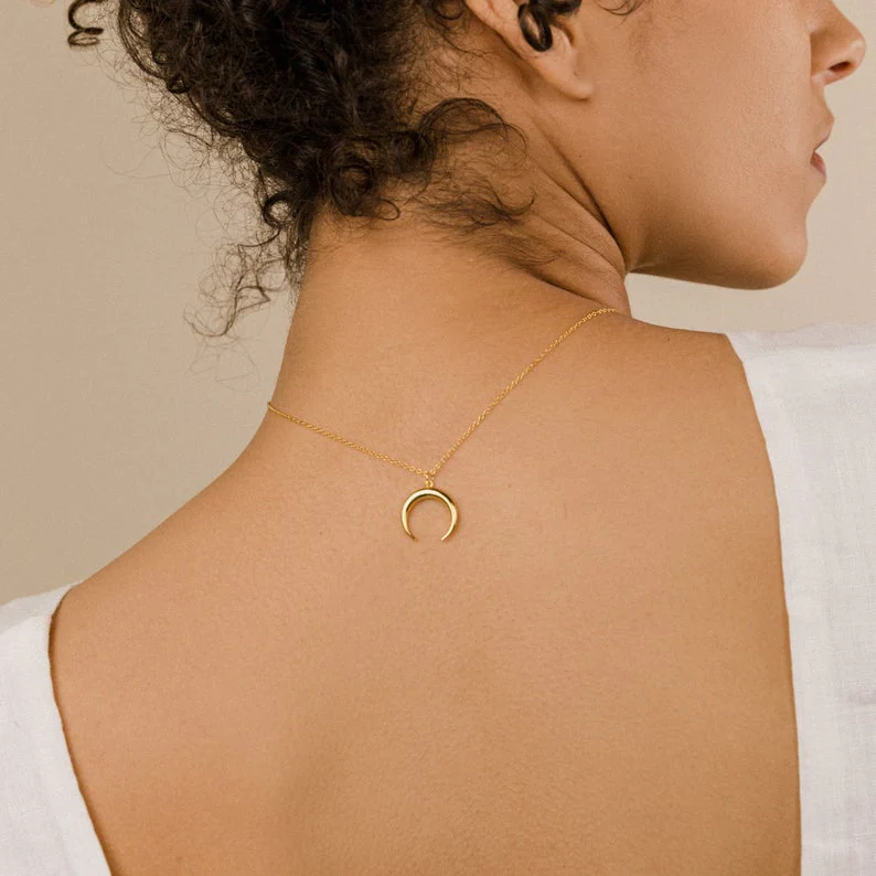Half Moon Necklace - Image 4