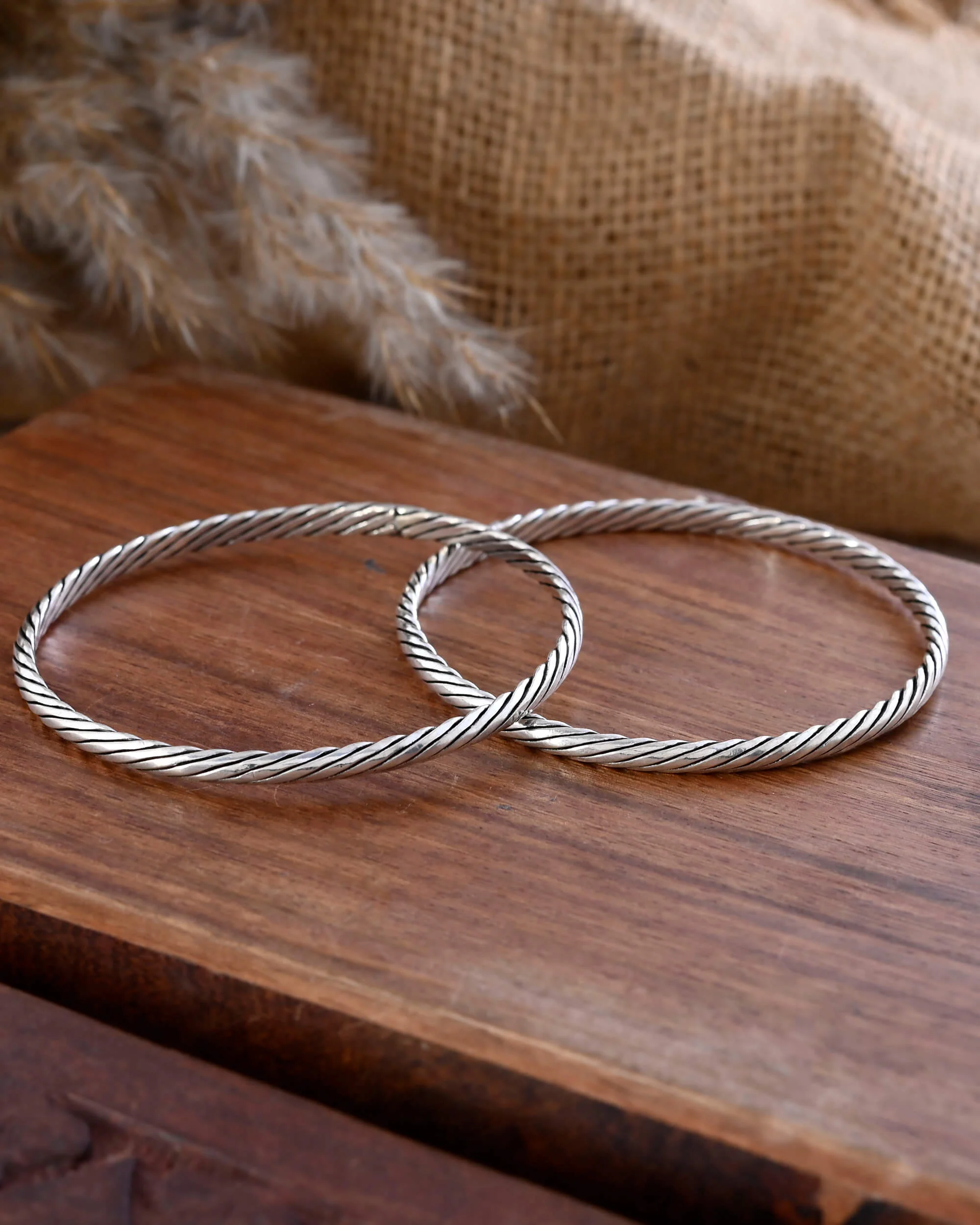 Harini Silver Bangle