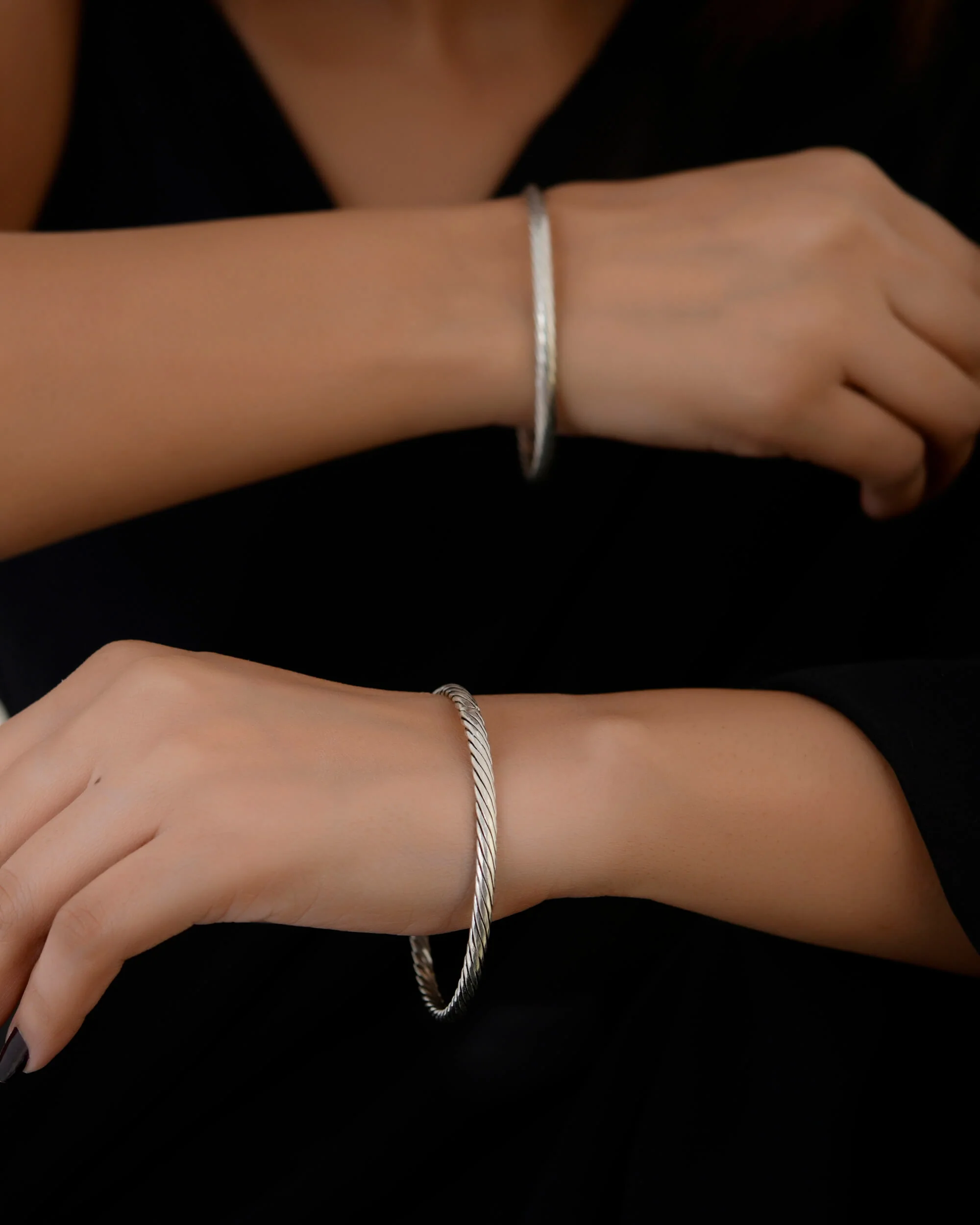 Harini Silver Bangle - Image 2