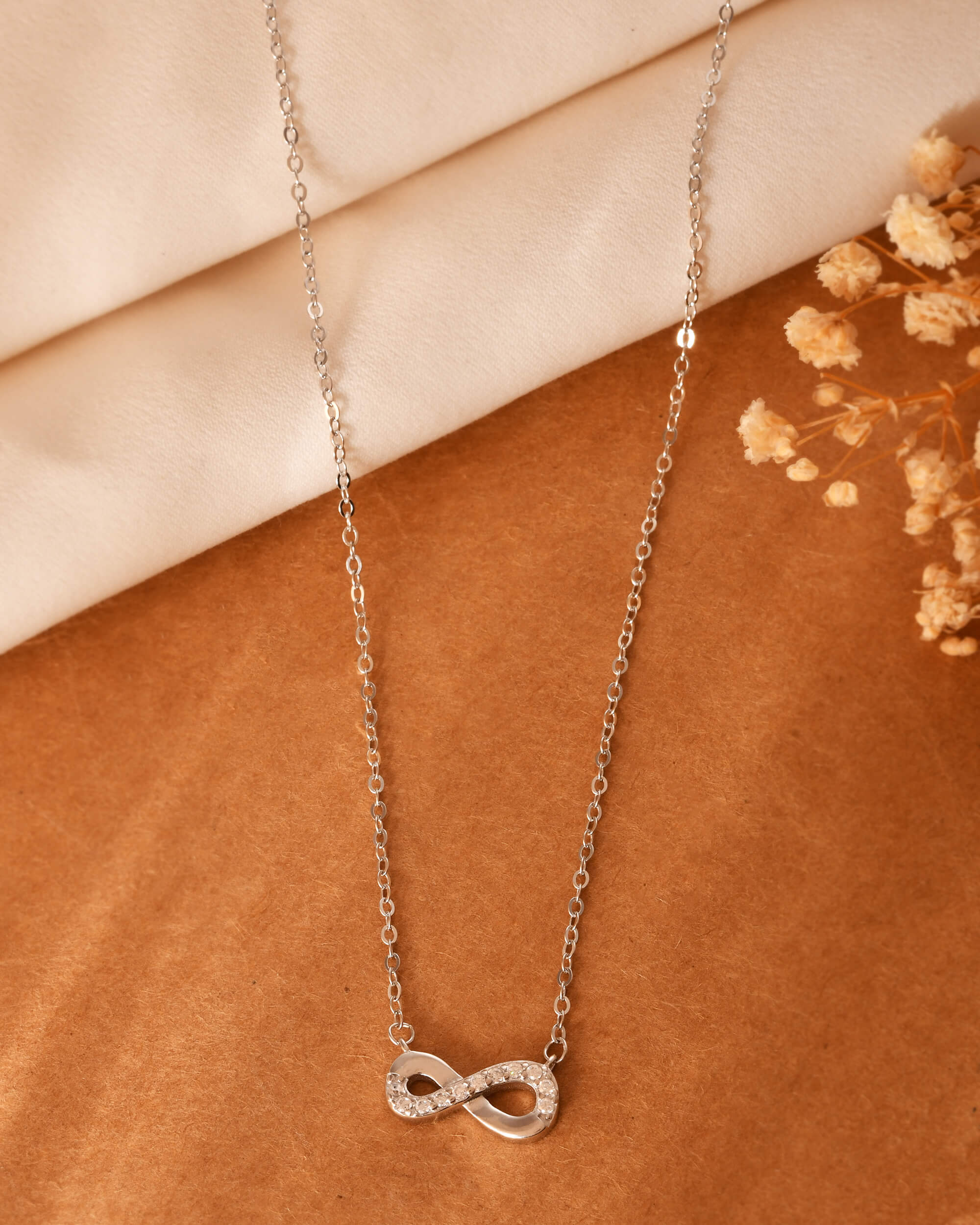 Infinity Crystal Love Pendant - Image 2