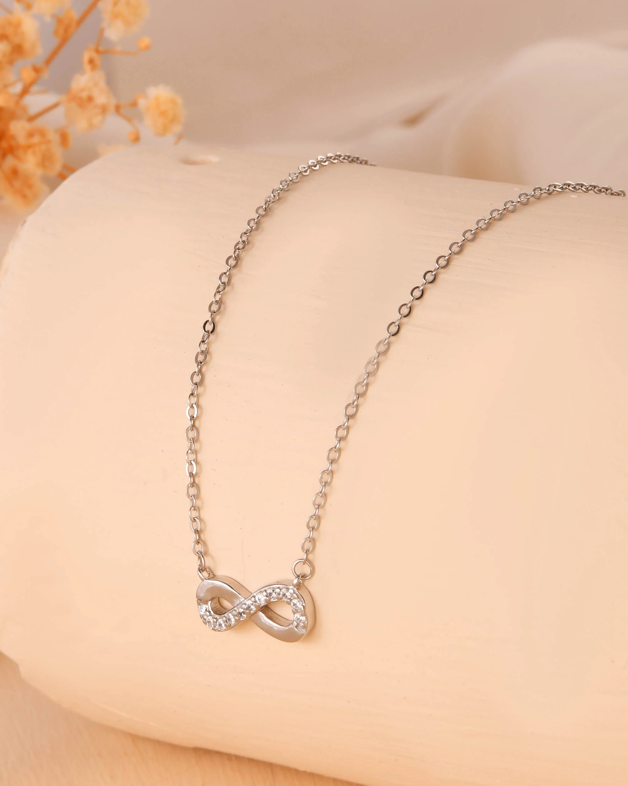 Infinity Crystal Love Pendant - Image 3