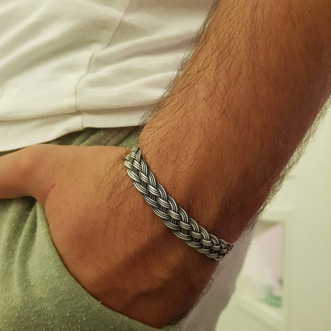Interweave Silver Bracelet - Image 7