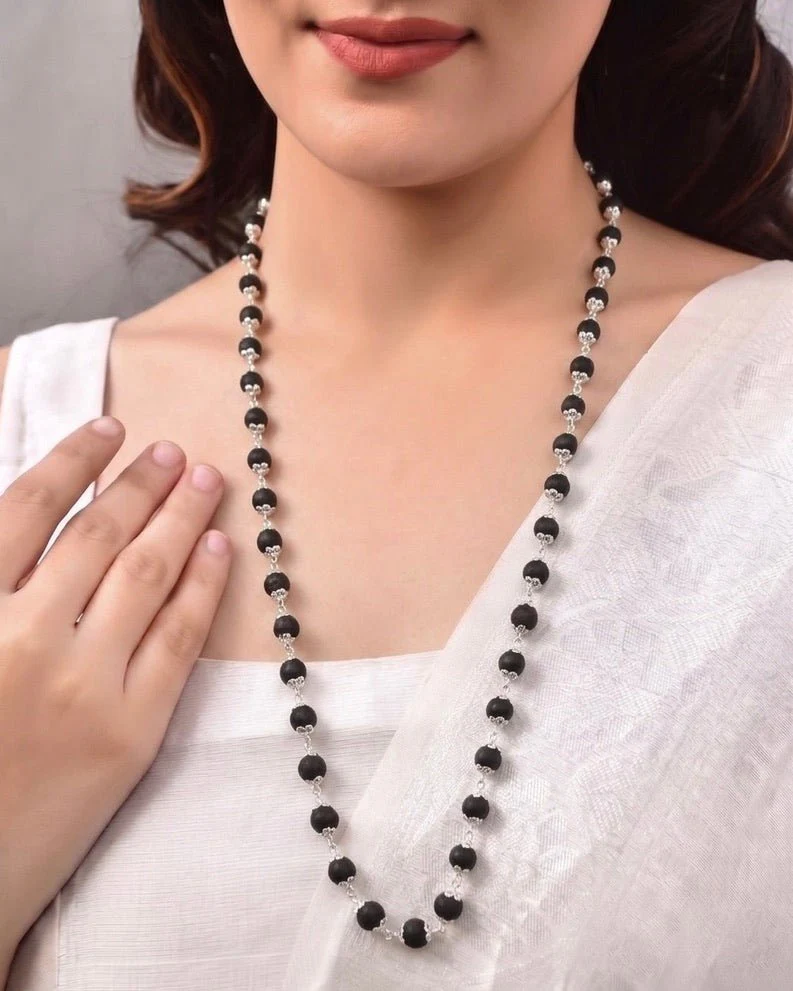 Karungali Silver Mala - Image 3
