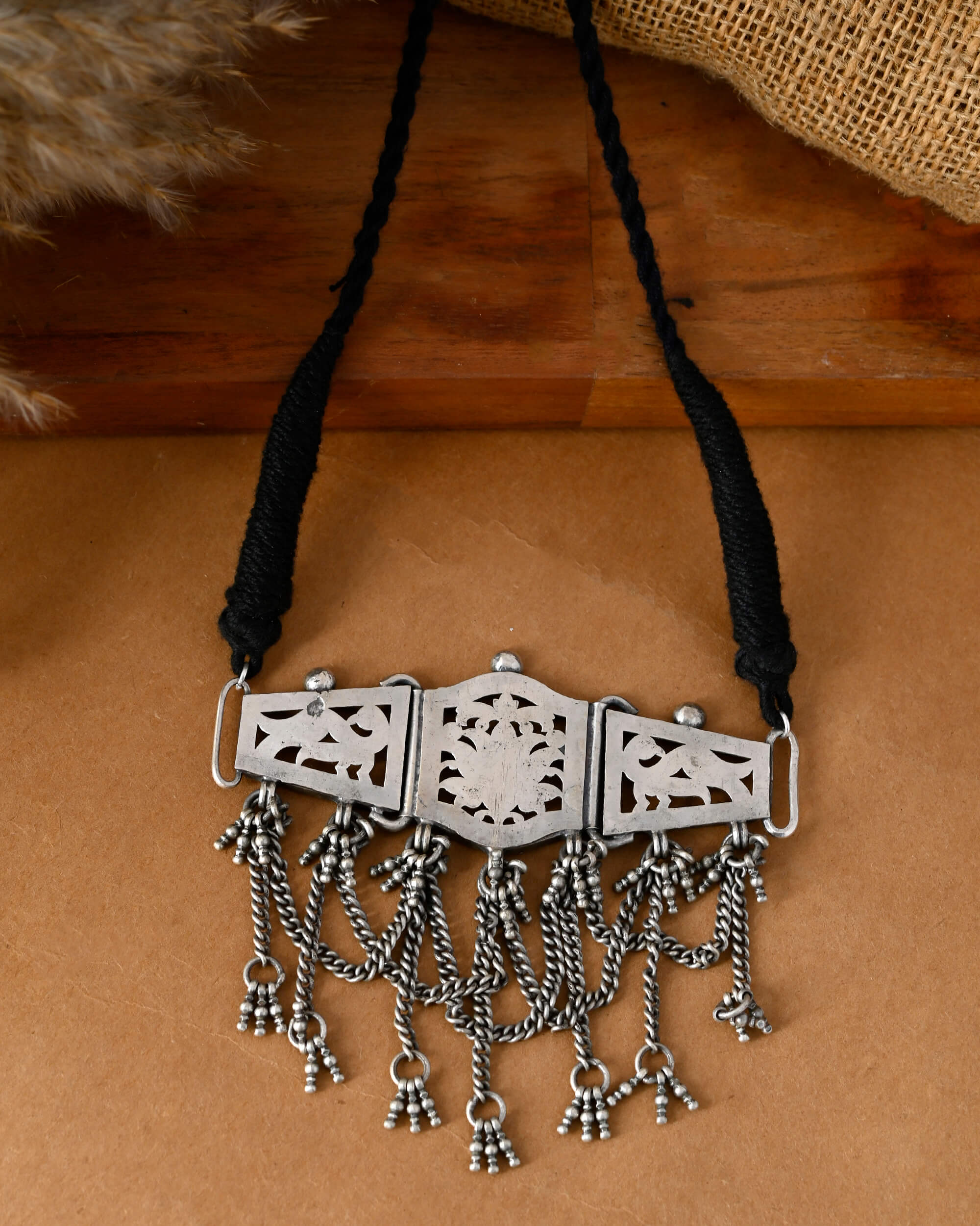 Kashmira Silver Choker