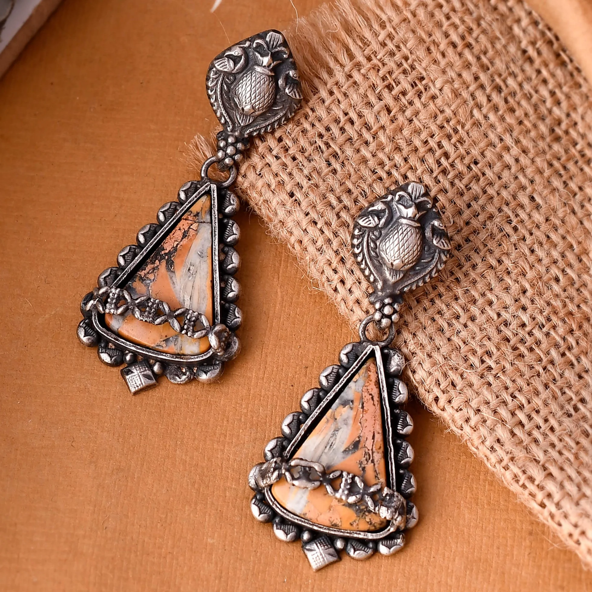 Katha silver earing - Image 2