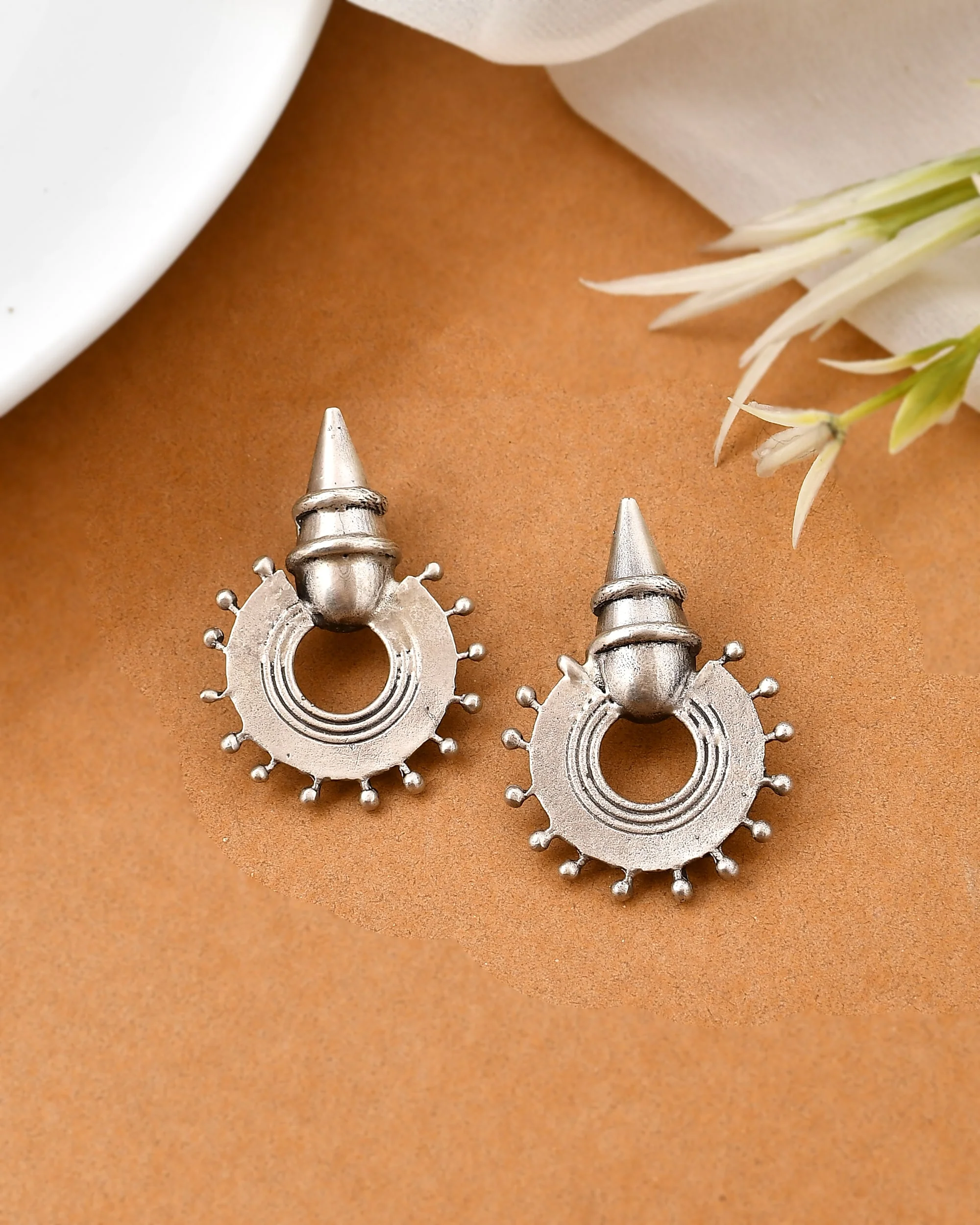 Kavi silver earrings - Image 3