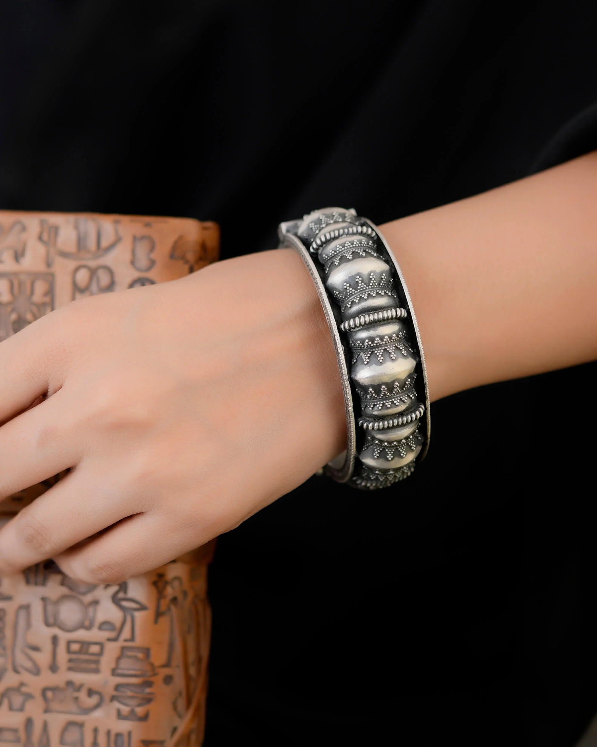 Kavya Silver Bangle - Image 3