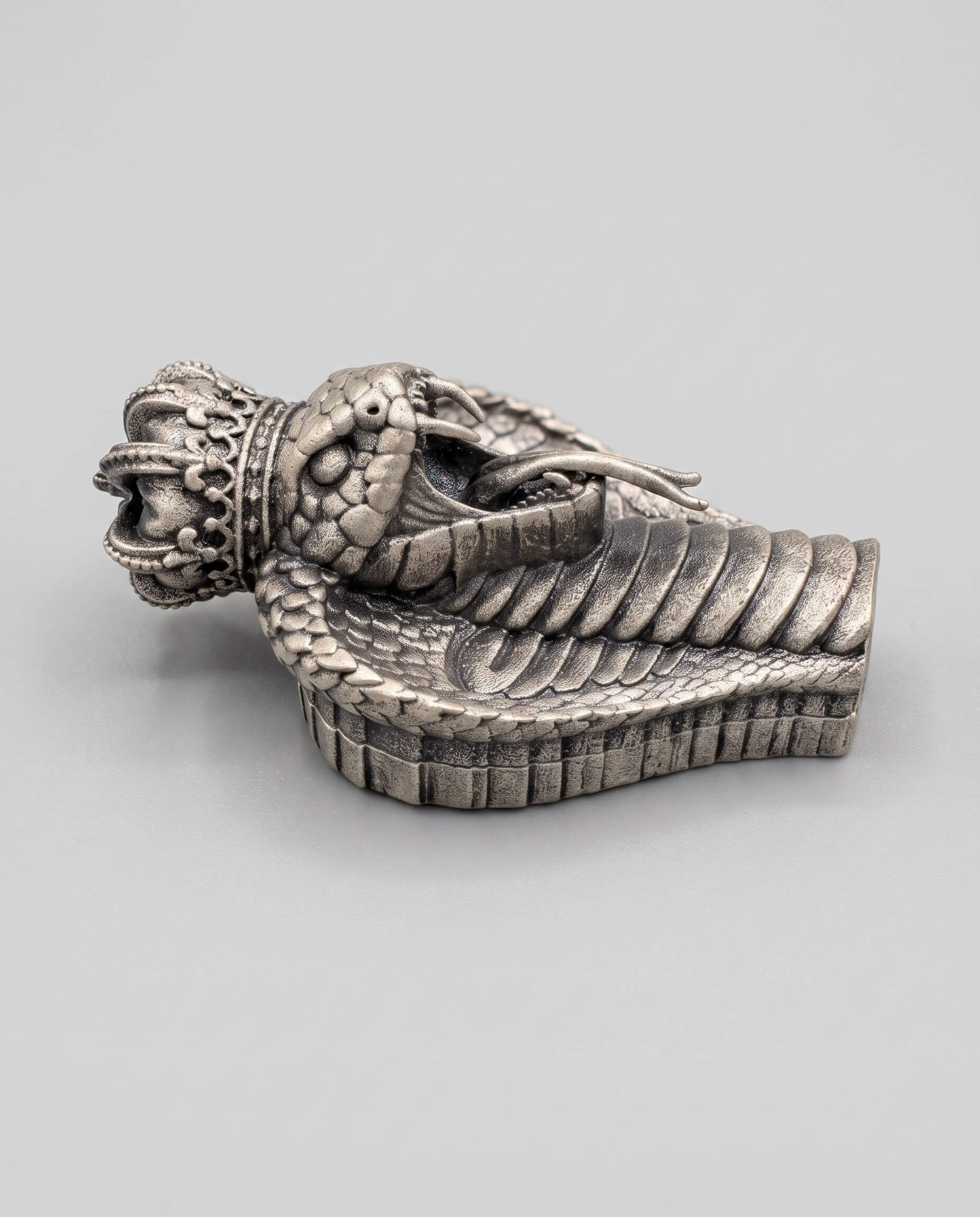 King Cobra Silver Brooch - Image 4