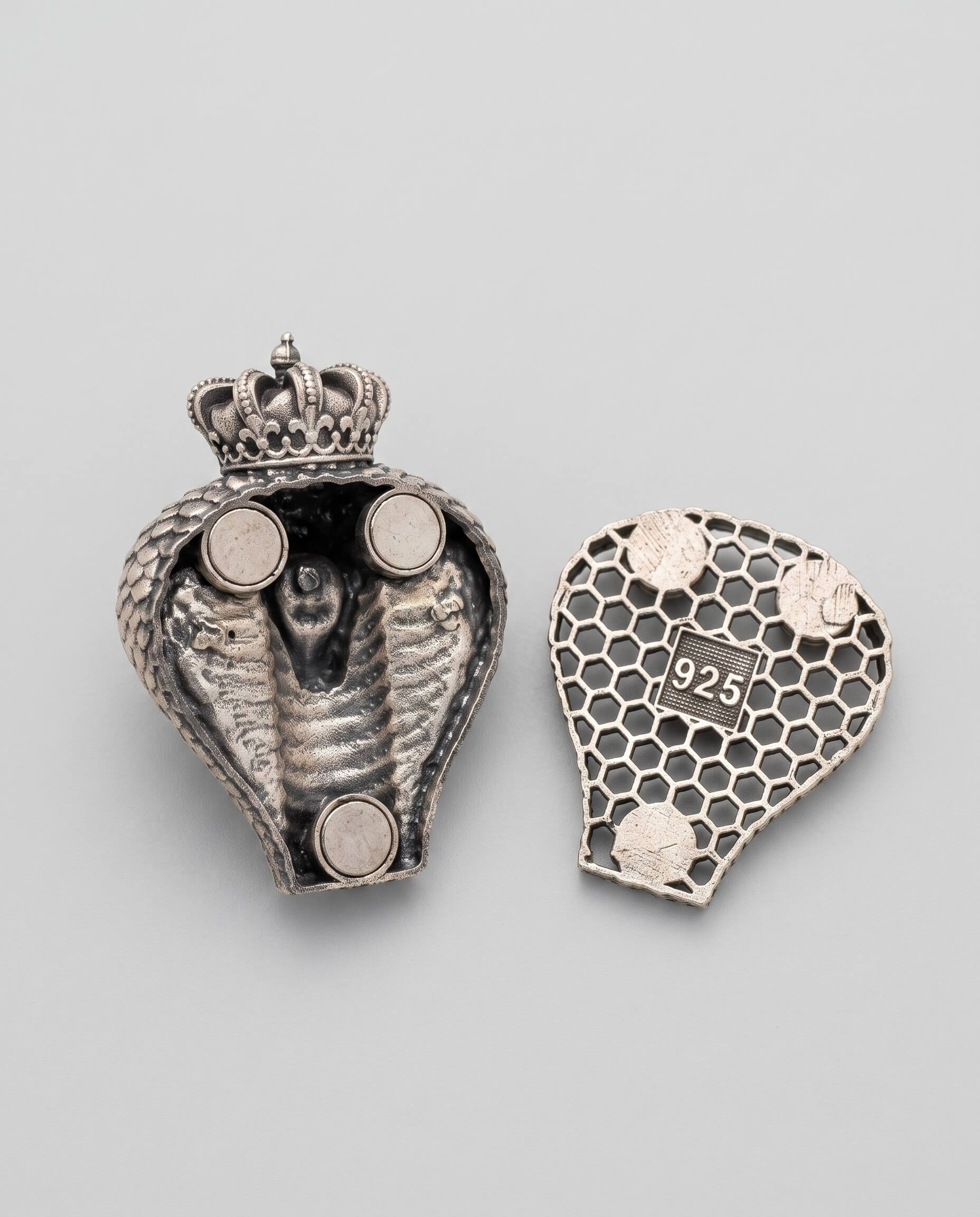 King Cobra Silver Brooch - Image 5