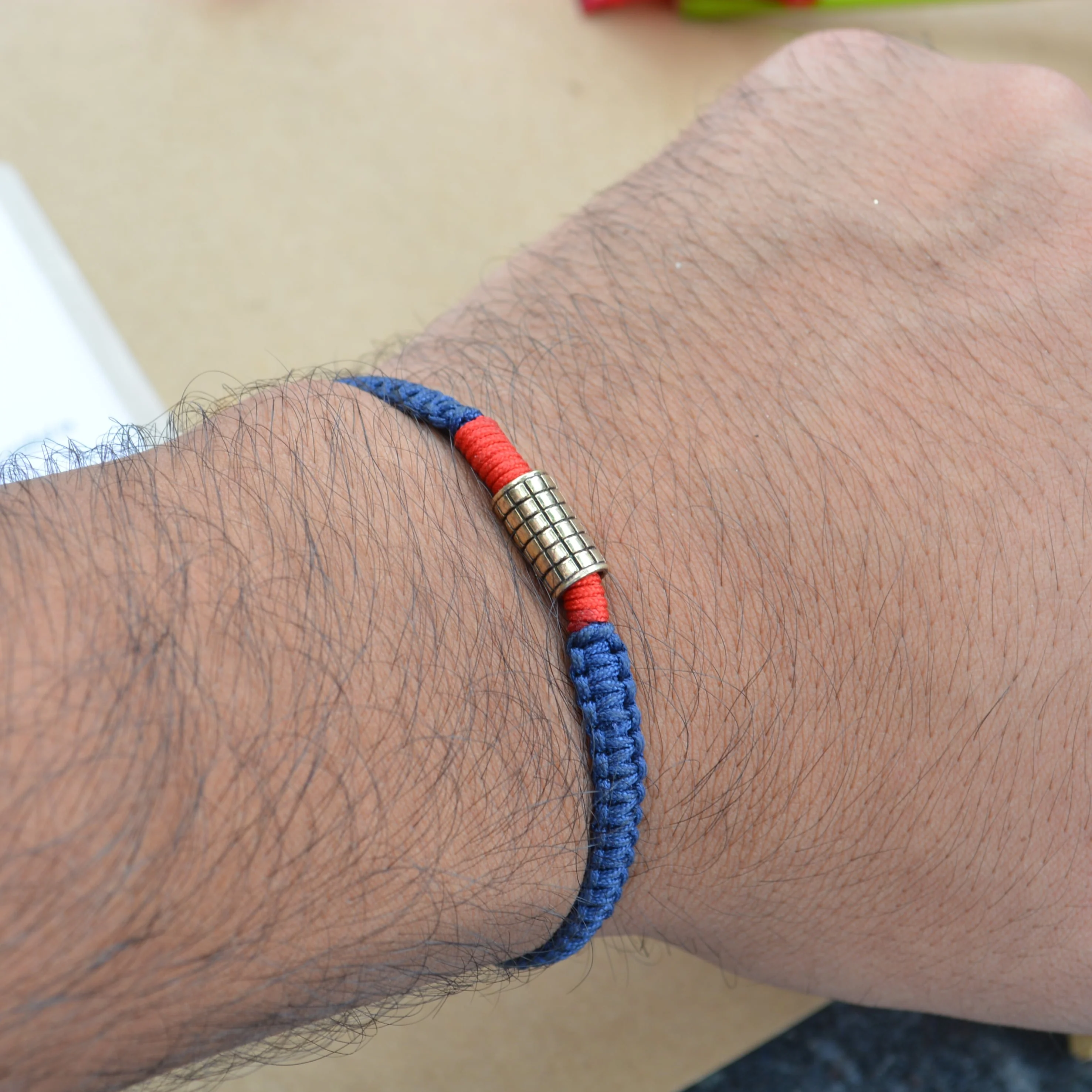 Levi Silver Rakhi Bracelet - Image 7