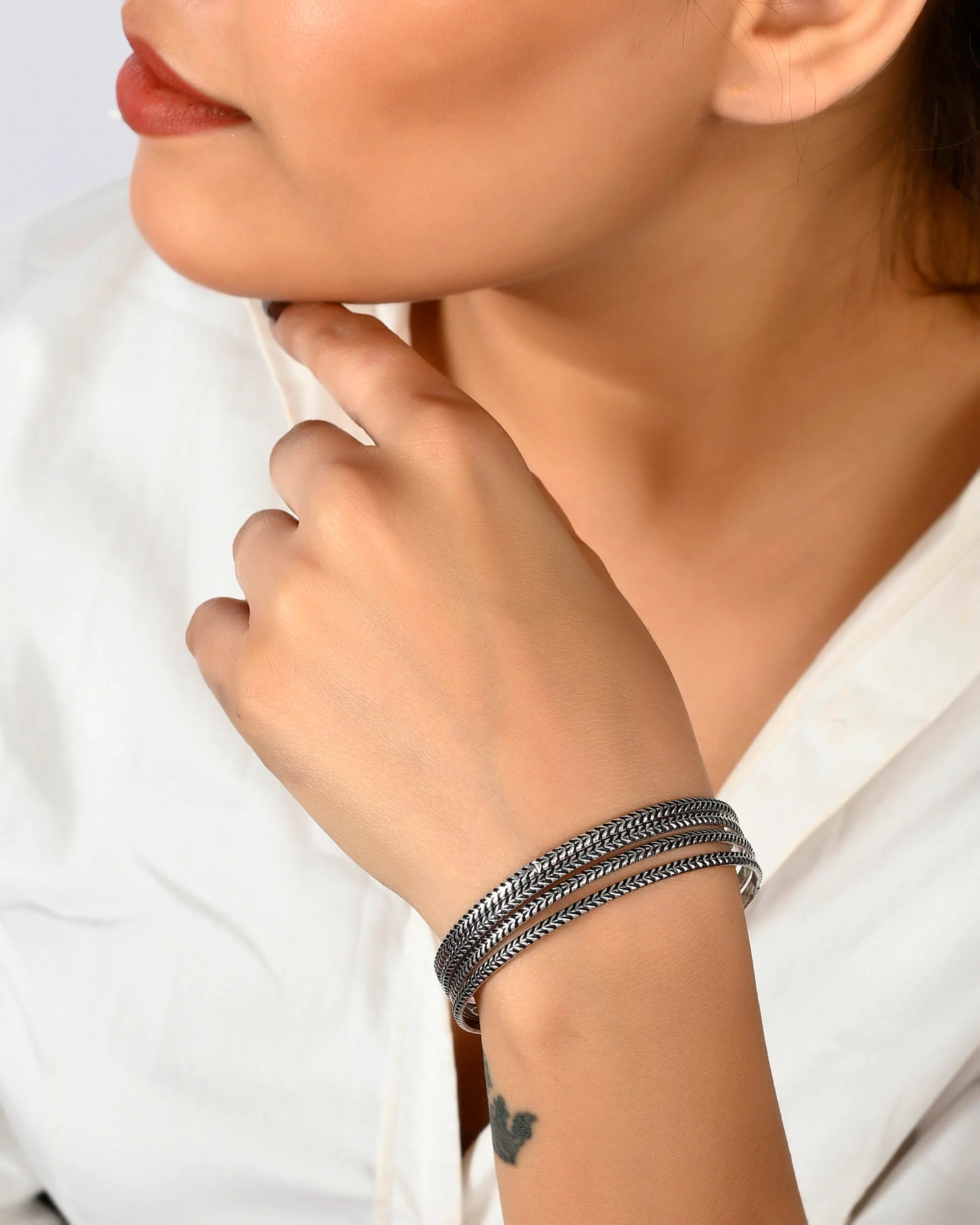 Miraya Silver chudi - Image 2