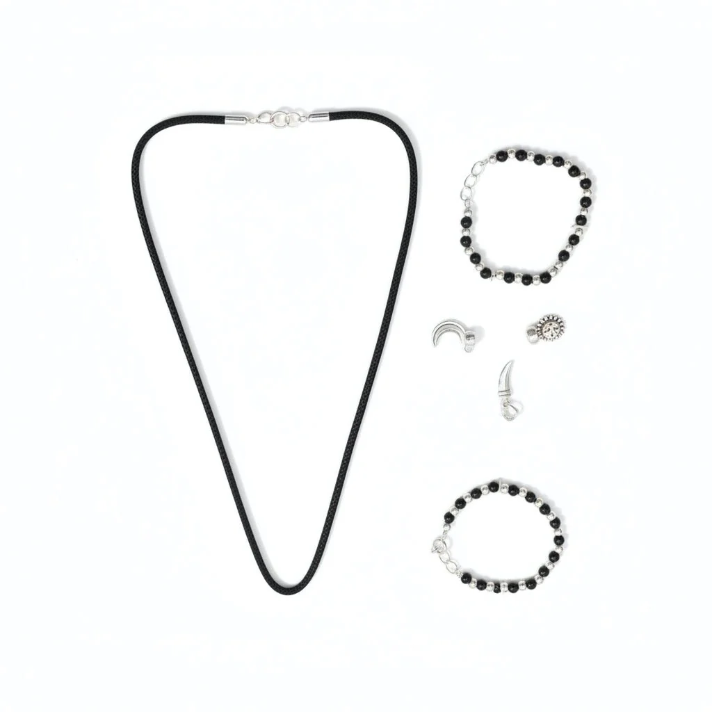 Little Star Baby Black Beads Combo Gift Set