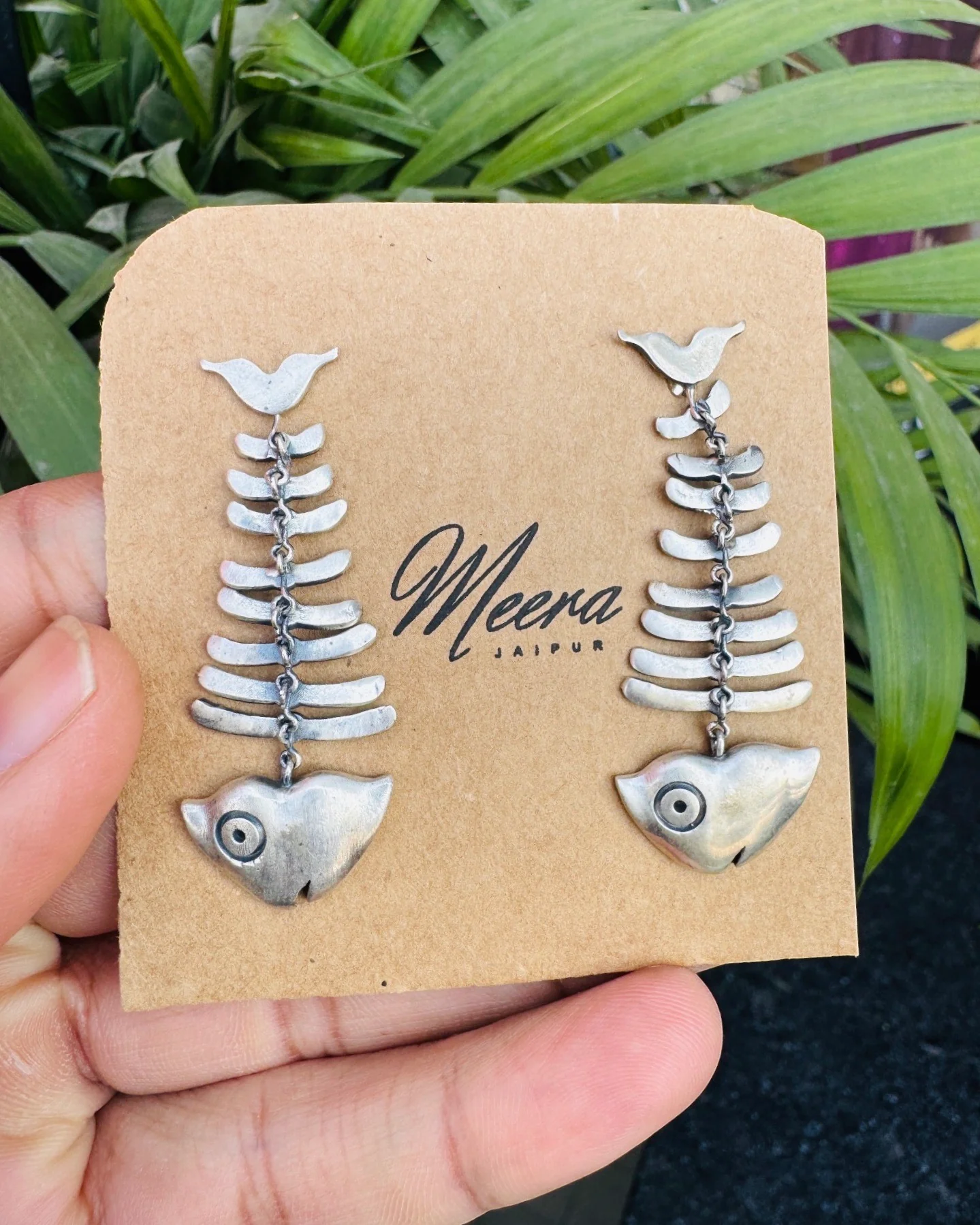 Machli silver earrings - Image 5