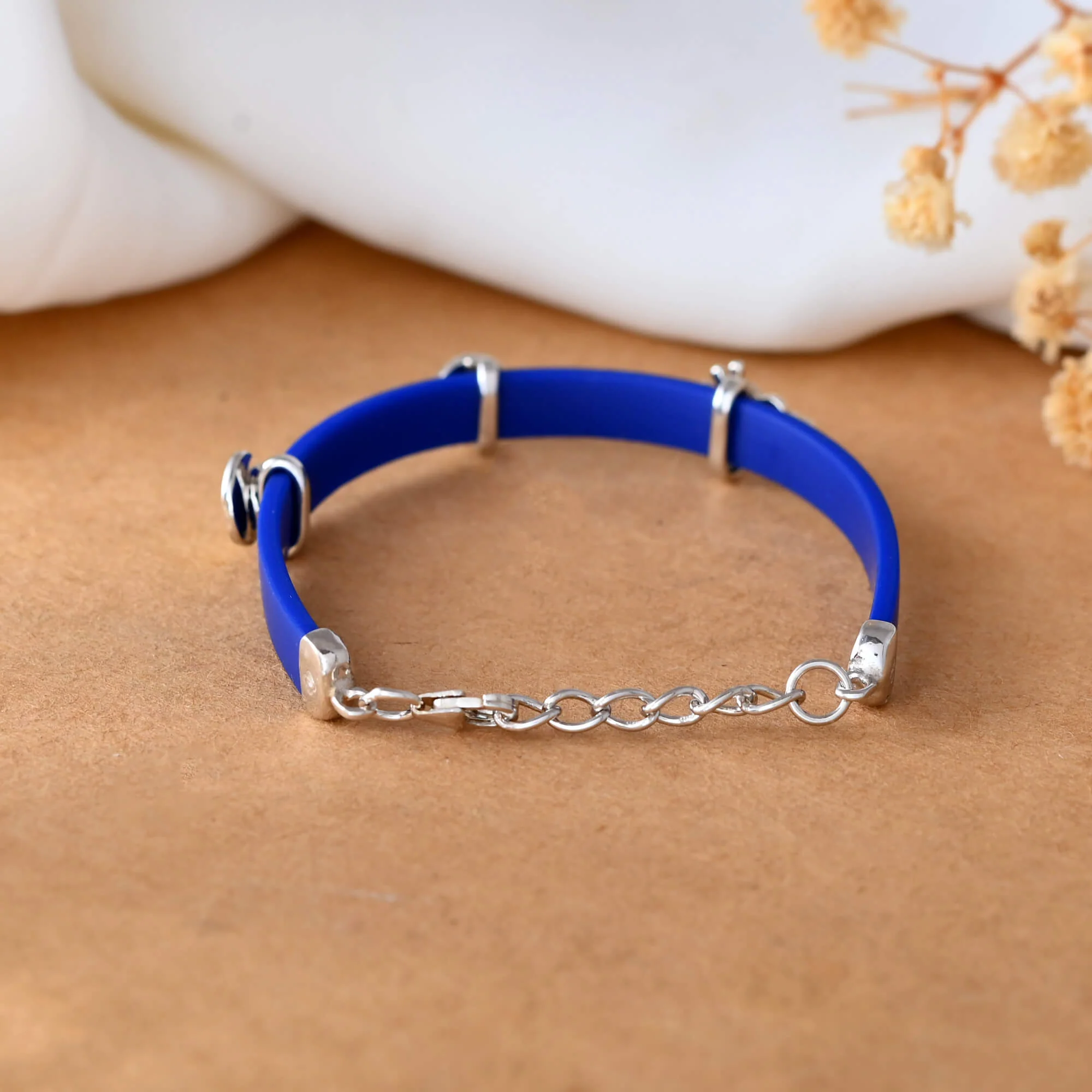 Marshmallow baby silver bracelet - Image 2